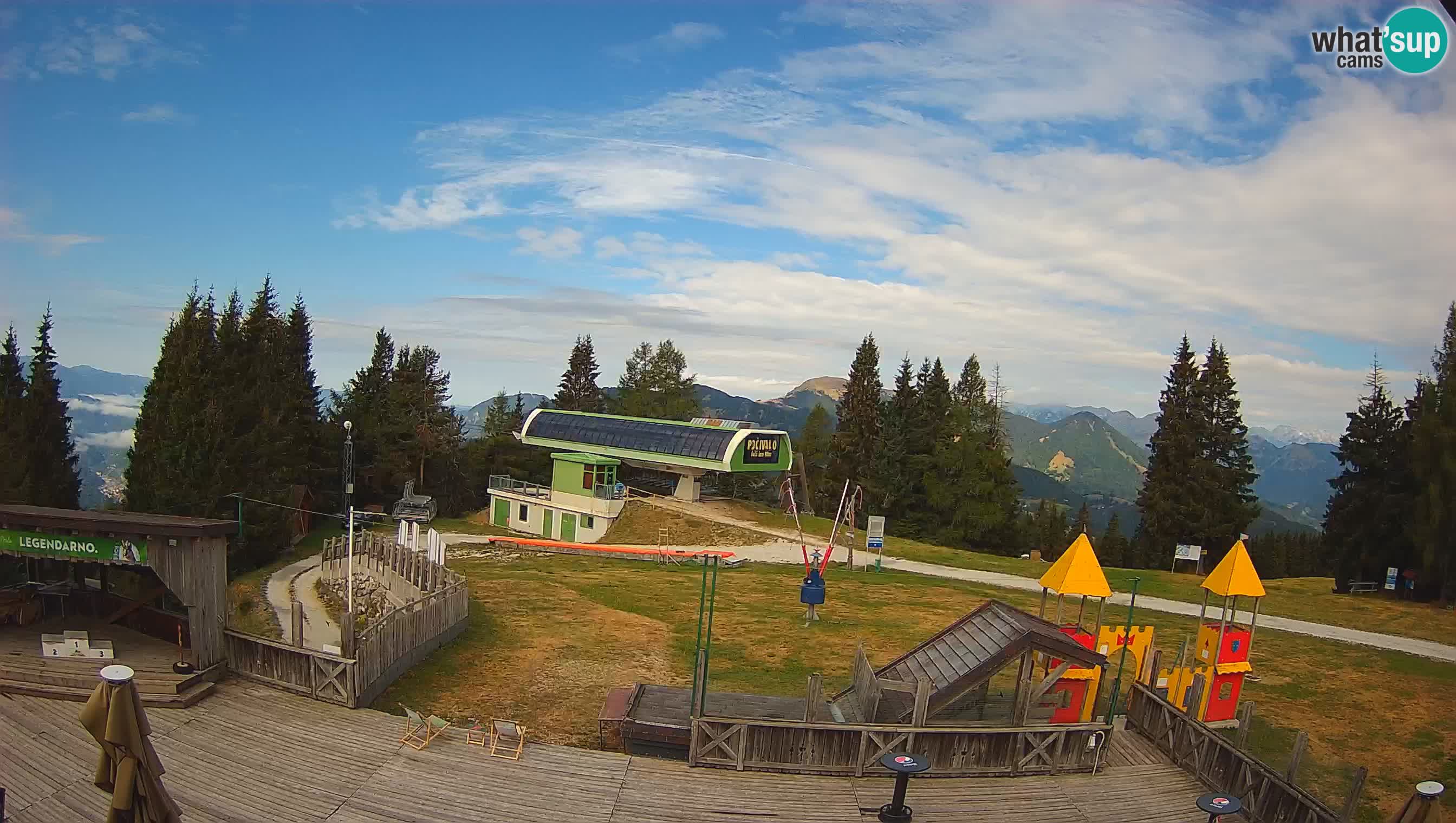 Webcam de la station de ski des Alpes slovènes à Cerkno Počivalo