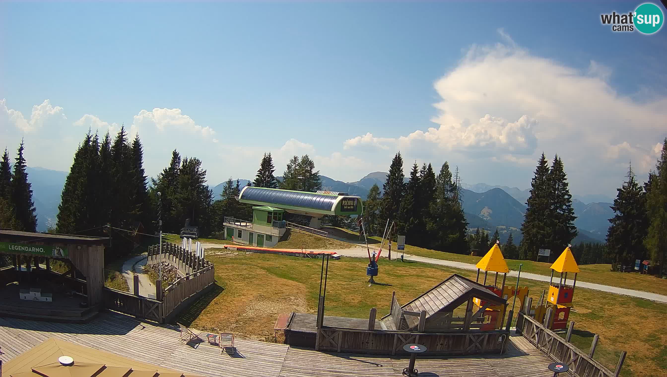 Webcam Počivalo – Alpska Perla | Vista live dalla stazione sciistica di Cerkno