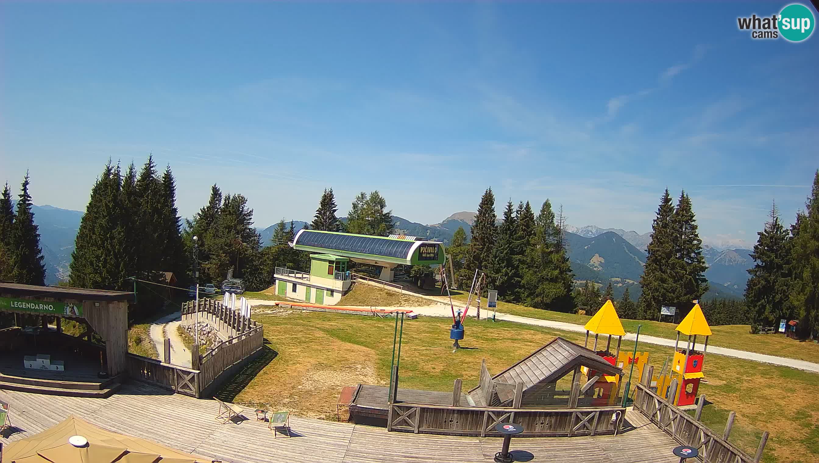 Webcam Počivalo – Alpska Perla | Vista live dalla stazione sciistica di Cerkno