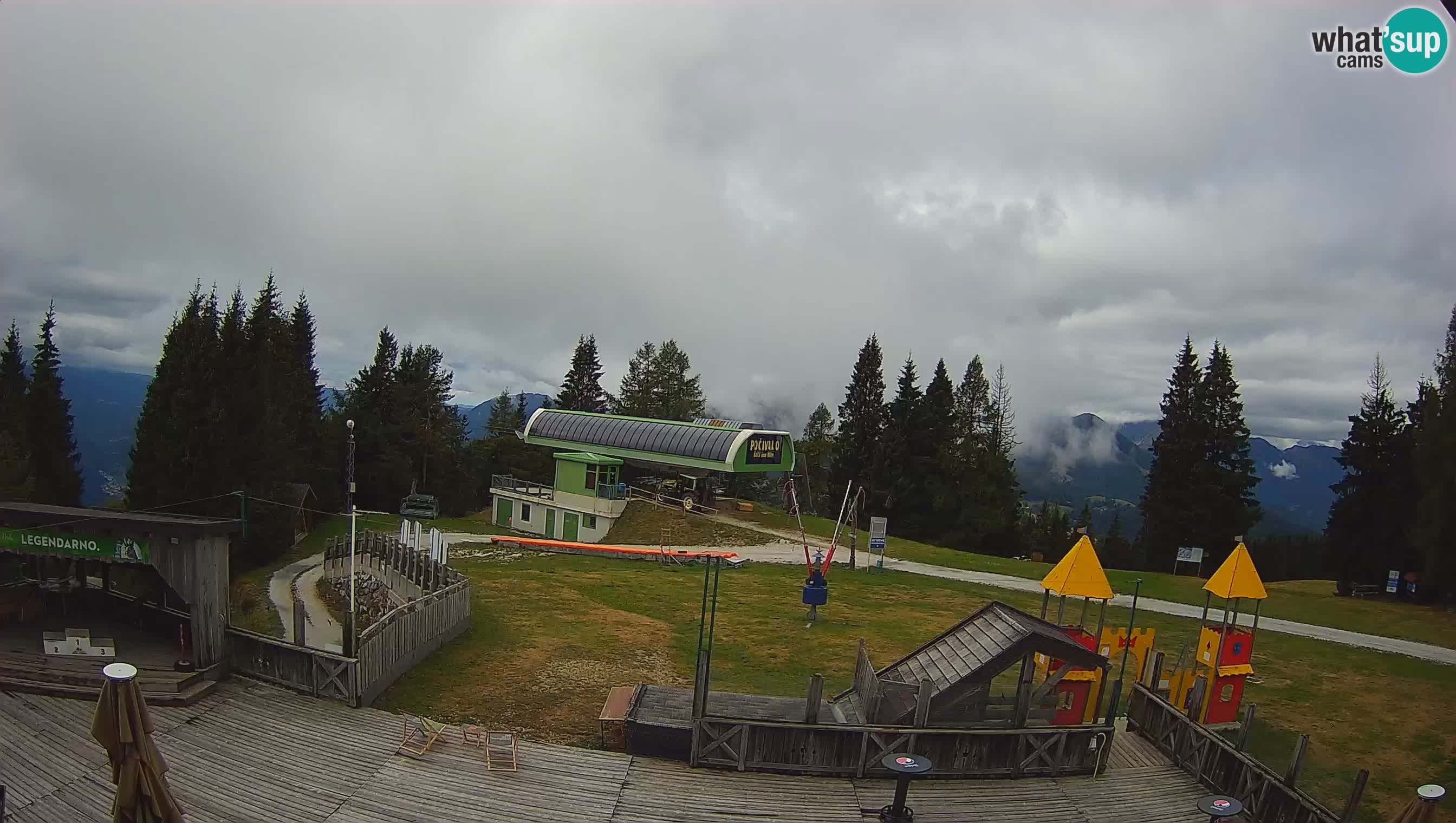 Webcam Počivalo – Alpska Perla | Vista live dalla stazione sciistica di Cerkno