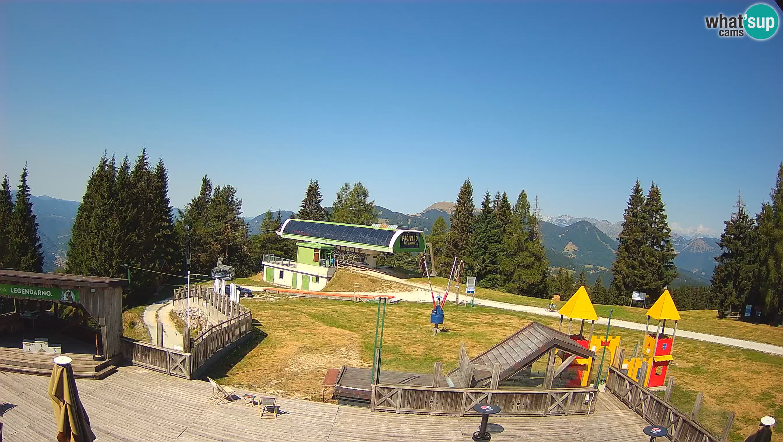 Spletna kamera Počivalo – Alpska Perla | Pogled v živo iz smučišča Cerkno