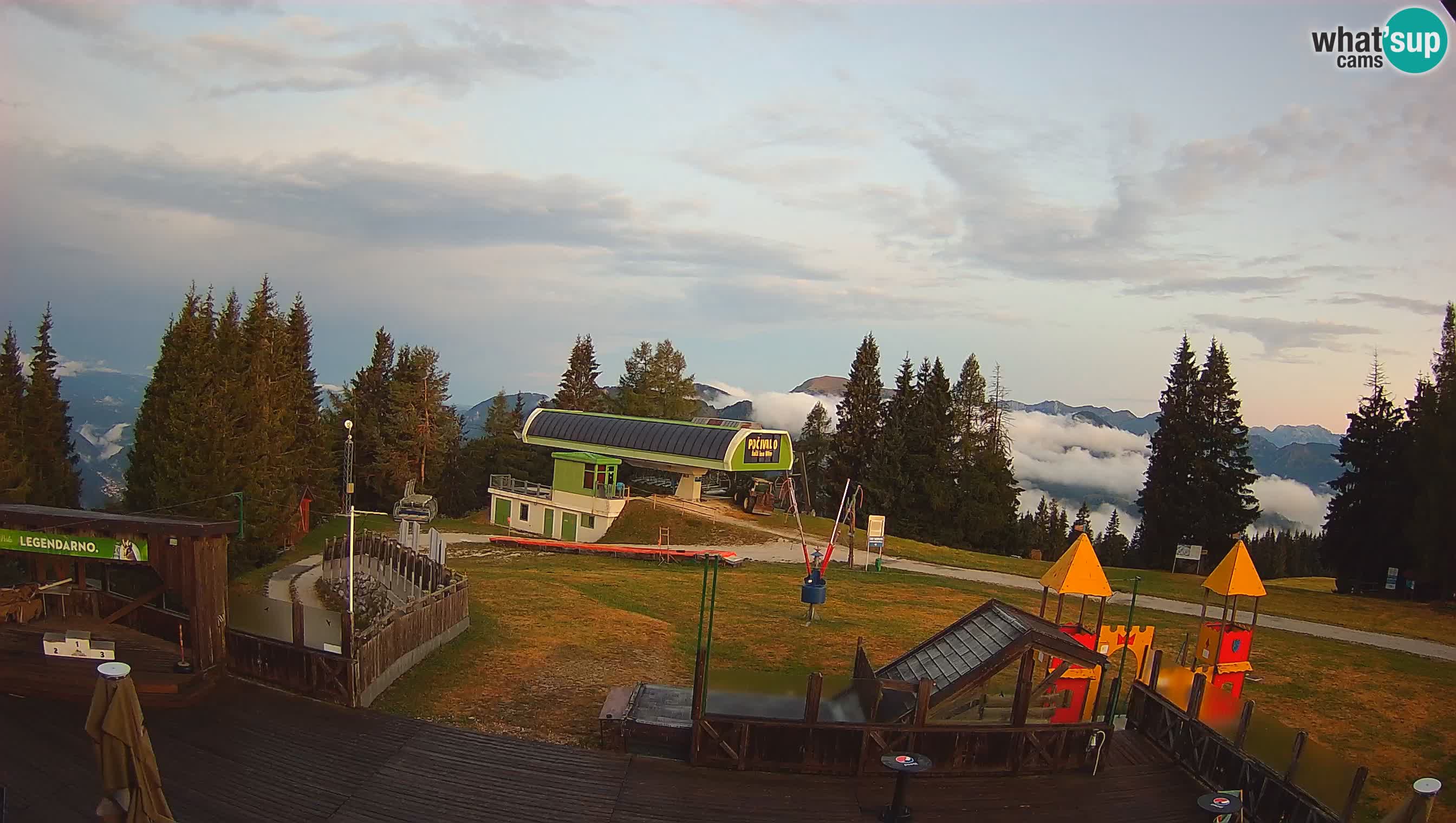 Webcam Počivalo – Alpska Perla | Vista live dalla stazione sciistica di Cerkno