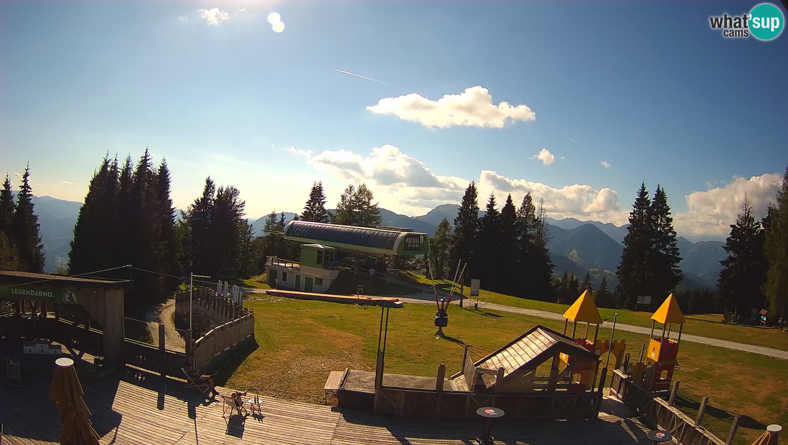 Webcam Počivalo – Alpska Perla | Vista live dalla stazione sciistica di Cerkno