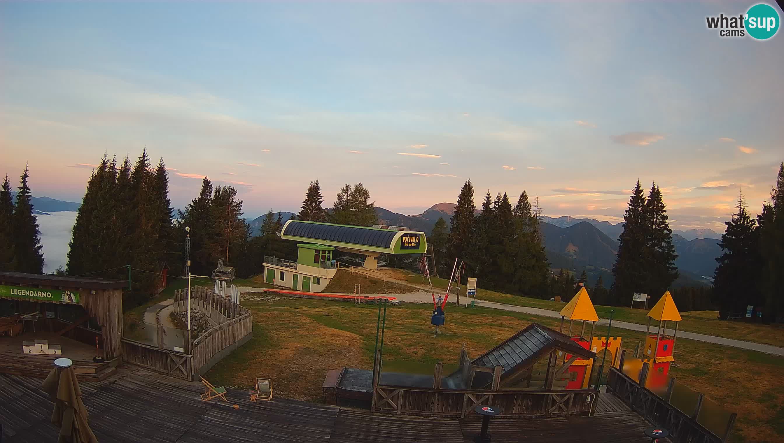 Webcam Počivalo – Alpska Perla | Vista live dalla stazione sciistica di Cerkno