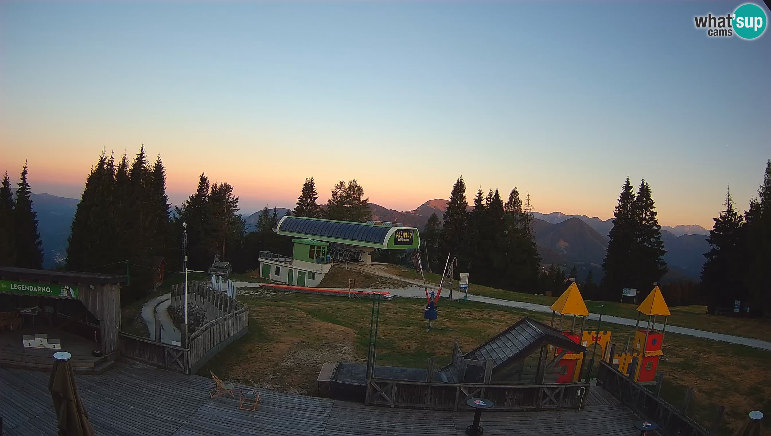 Webcam Počivalo – Alpska Perla | Vista live dalla stazione sciistica di Cerkno