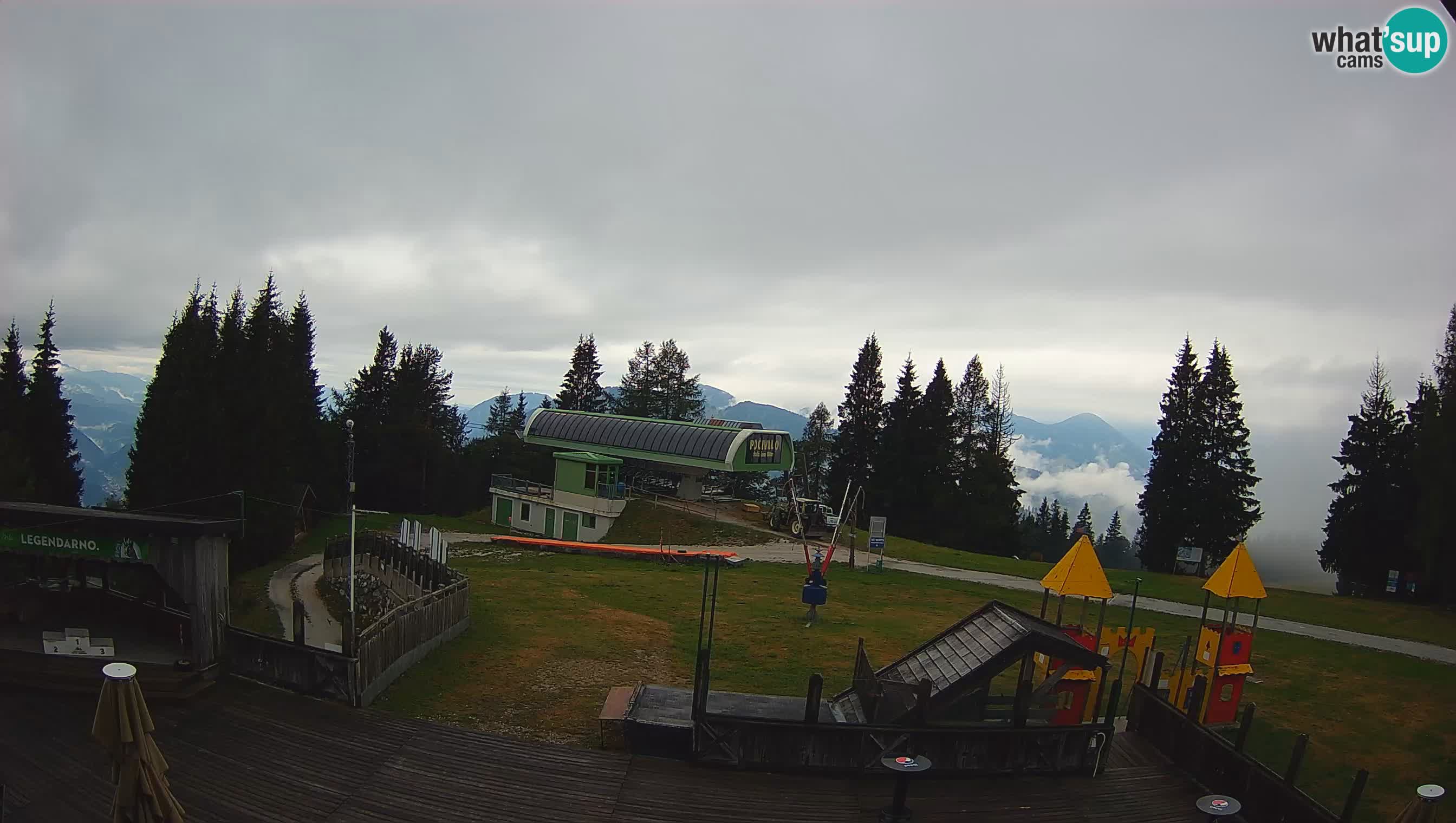 Webcam Počivalo – Alpska Perla | Vista live dalla stazione sciistica di Cerkno