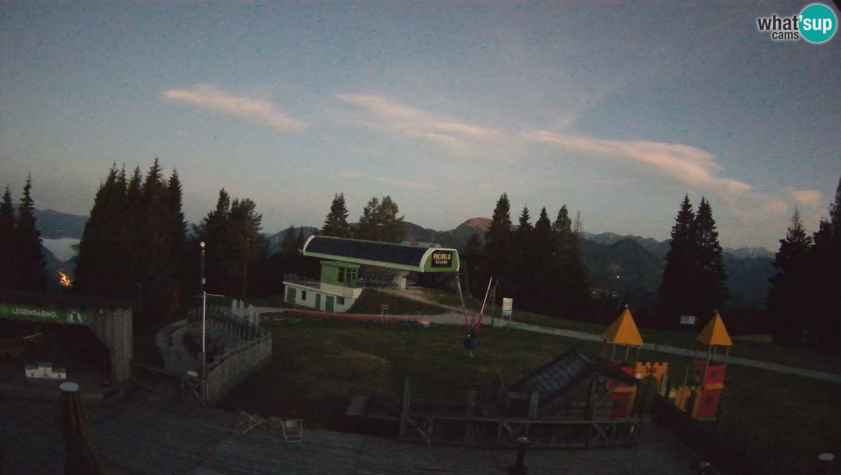 Webcam Počivalo – Alpska Perla | Vista live dalla stazione sciistica di Cerkno
