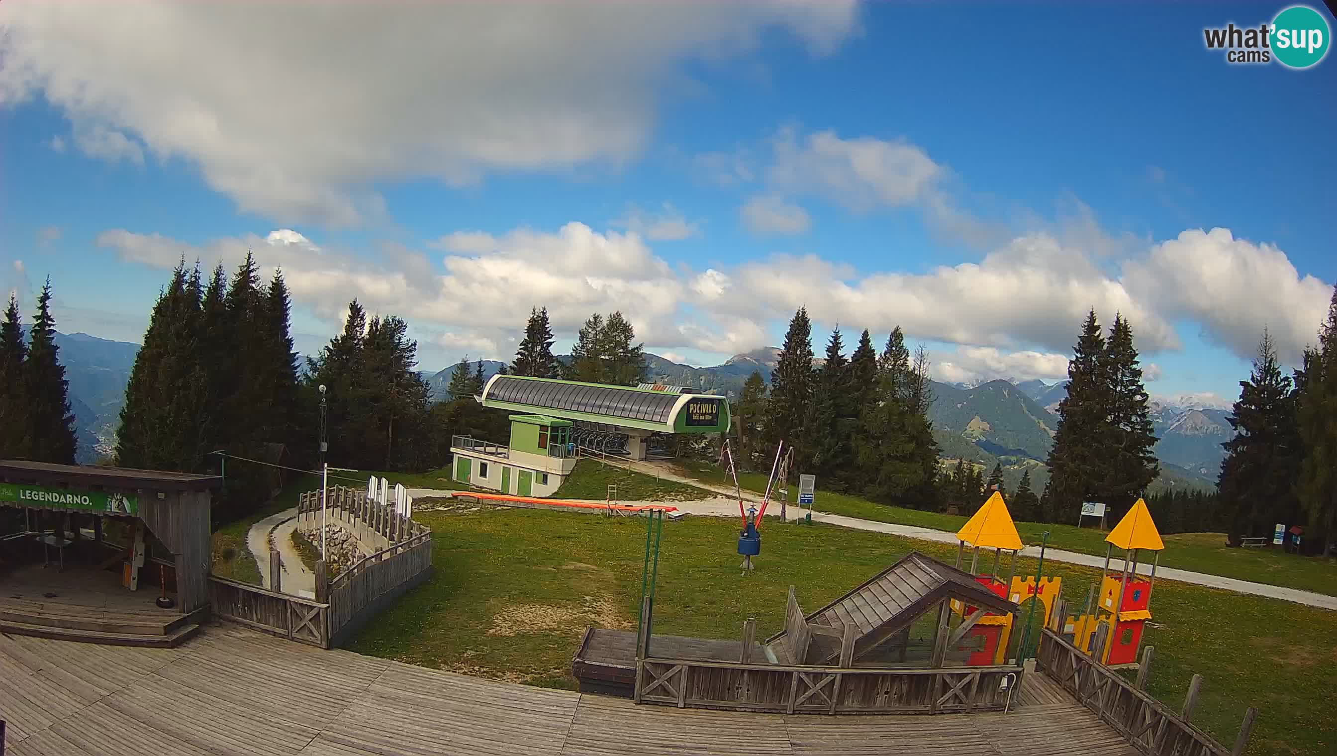 Webcam Počivalo – Alpska Perla | Vista live dalla stazione sciistica di Cerkno