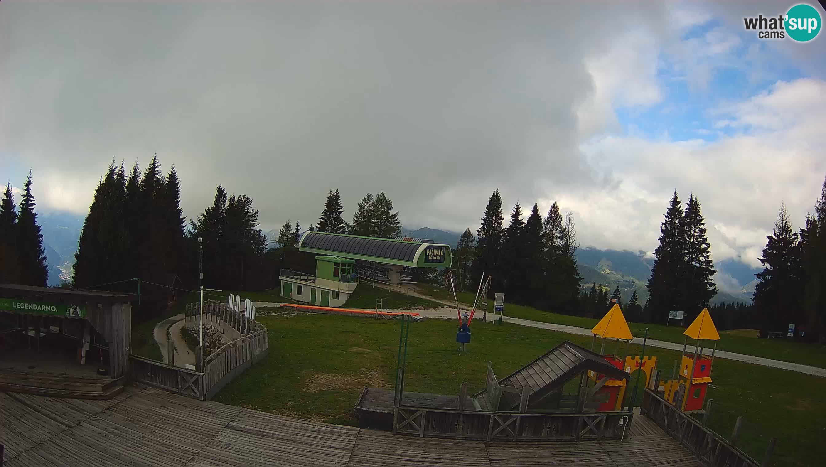 Webcam Počivalo – Alpska Perla | Vista live dalla stazione sciistica di Cerkno