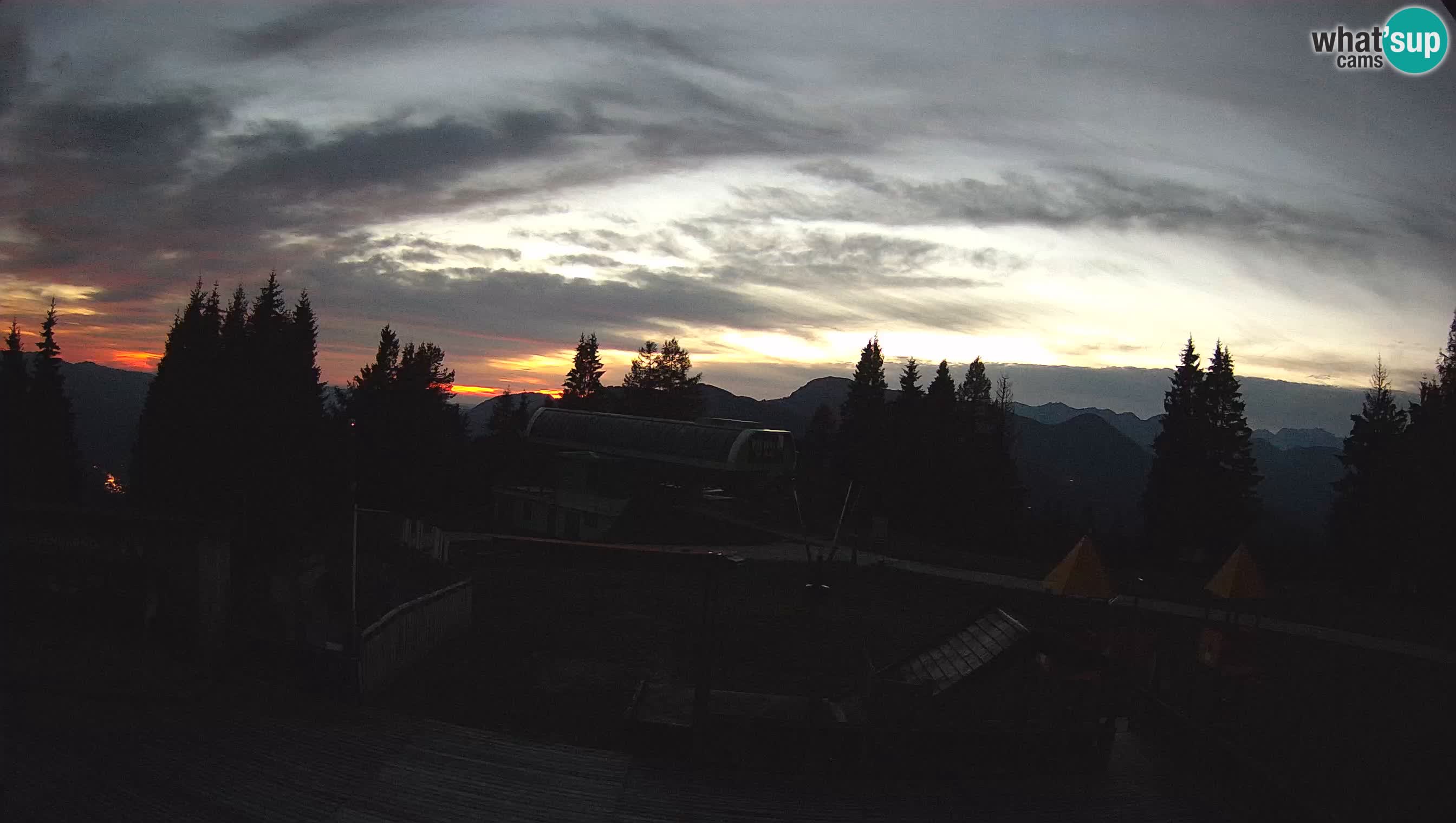 Webcam Počivalo – Alpska Perla | Vista live dalla stazione sciistica di Cerkno
