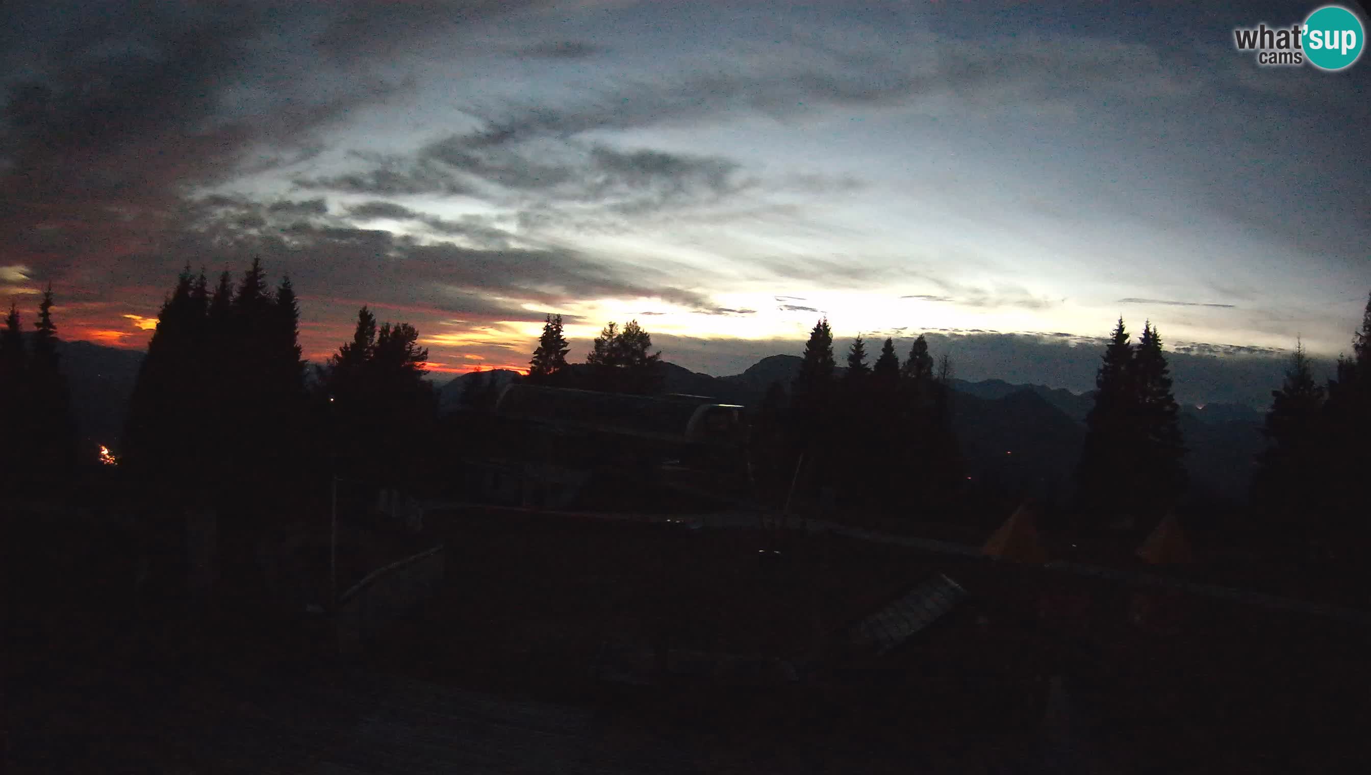 Webcam de la station de ski des Alpes slovènes à Cerkno Počivalo