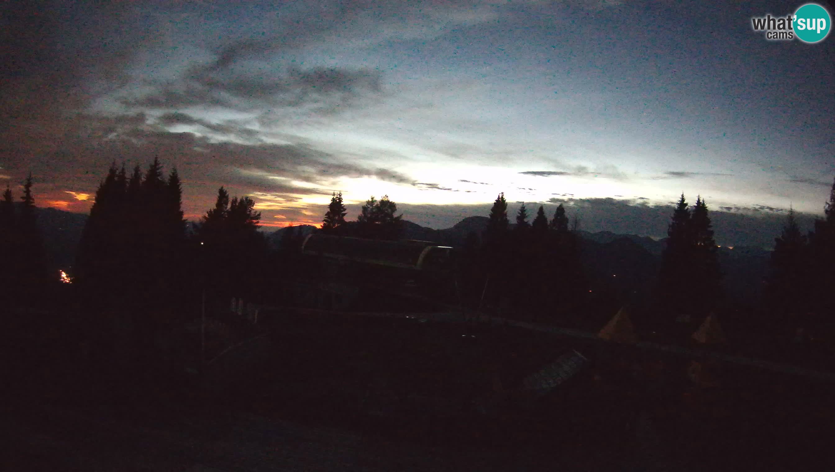 Webcam Počivalo – Alpska Perla | Vista live dalla stazione sciistica di Cerkno