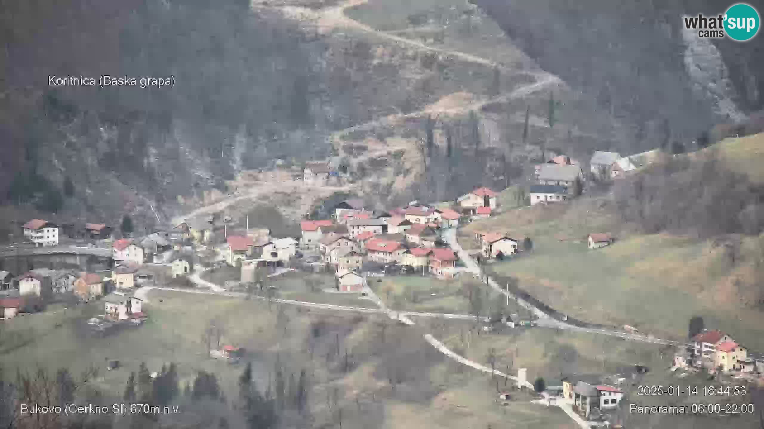 Webcam Bukovo – Baška grapa | Cerkno | Slovenia