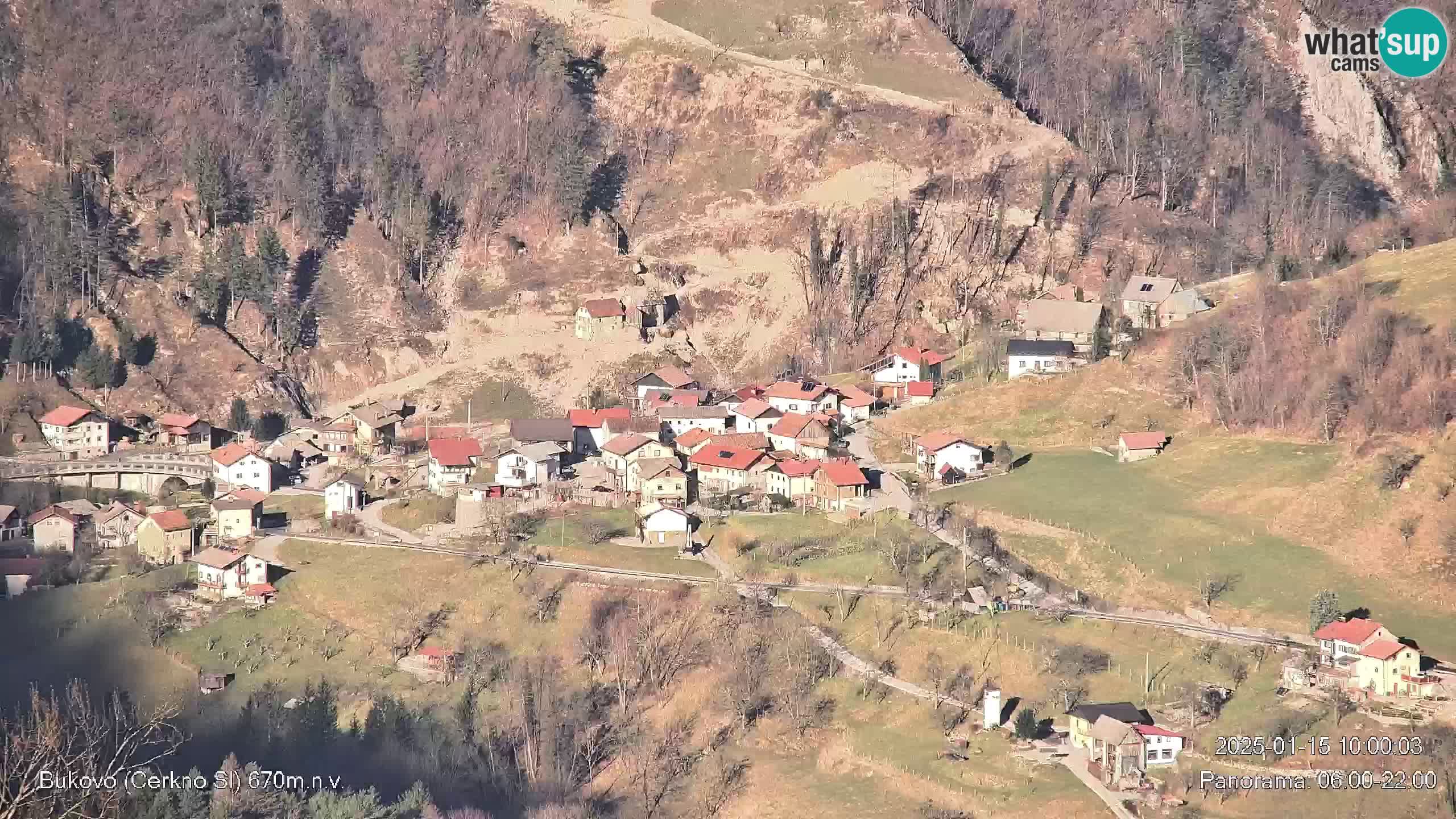 Webcam Bukovo – Baška grapa | Cerkno | Slovenia