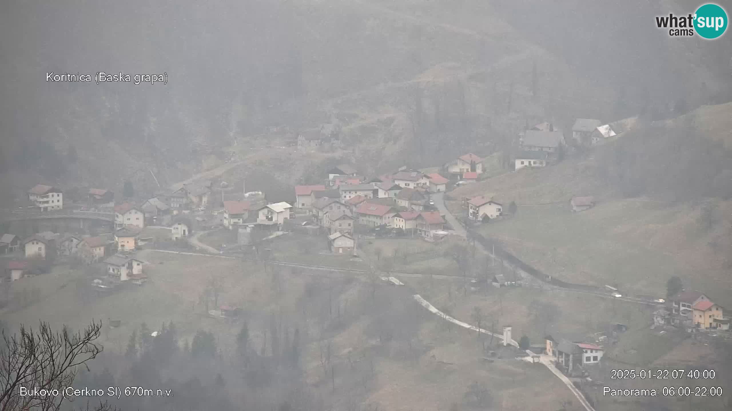 Bukovo Webcam – Baška grapa | Cerkno | Slowenien