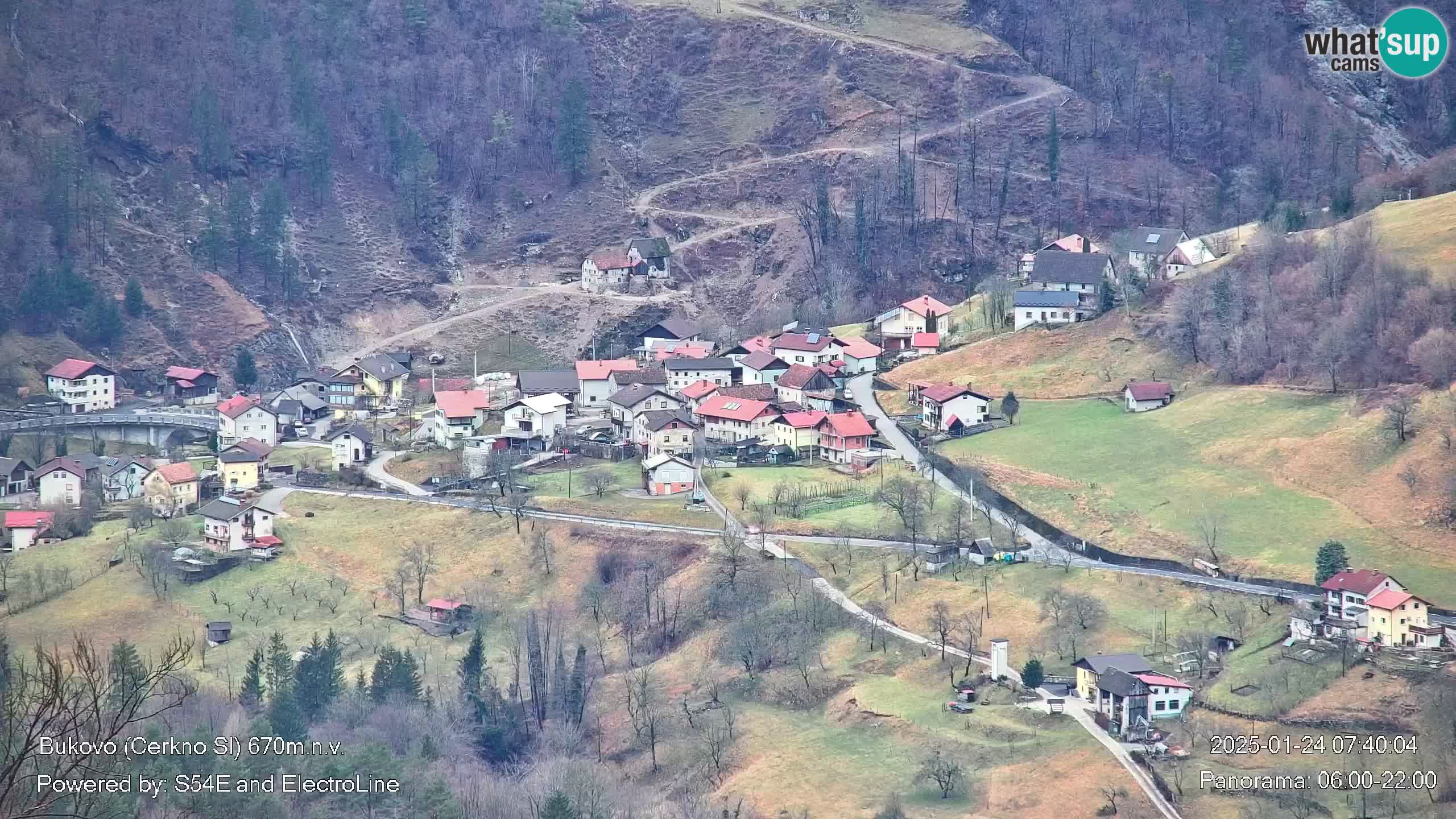 Webcam en vivo Bukovo – Baška grapa | Cerkno | Eslovenia