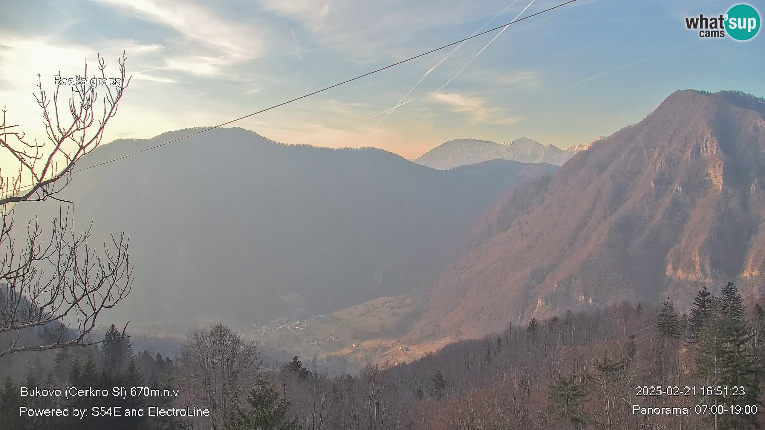 Webcam Bukovo – Baška grapa | Cerkno | Slovénie