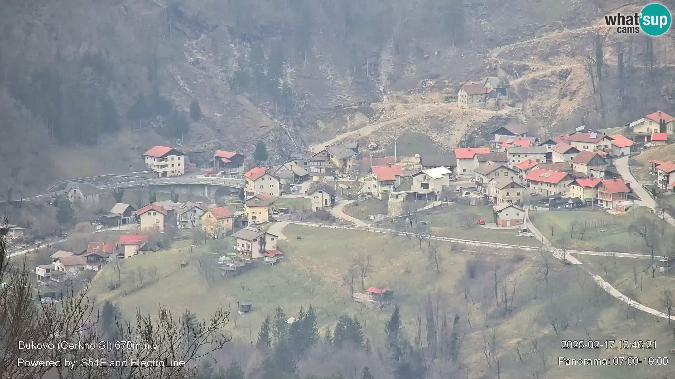 Web kamera Bukovo – Baška grapa | Cerkno | Slovenija