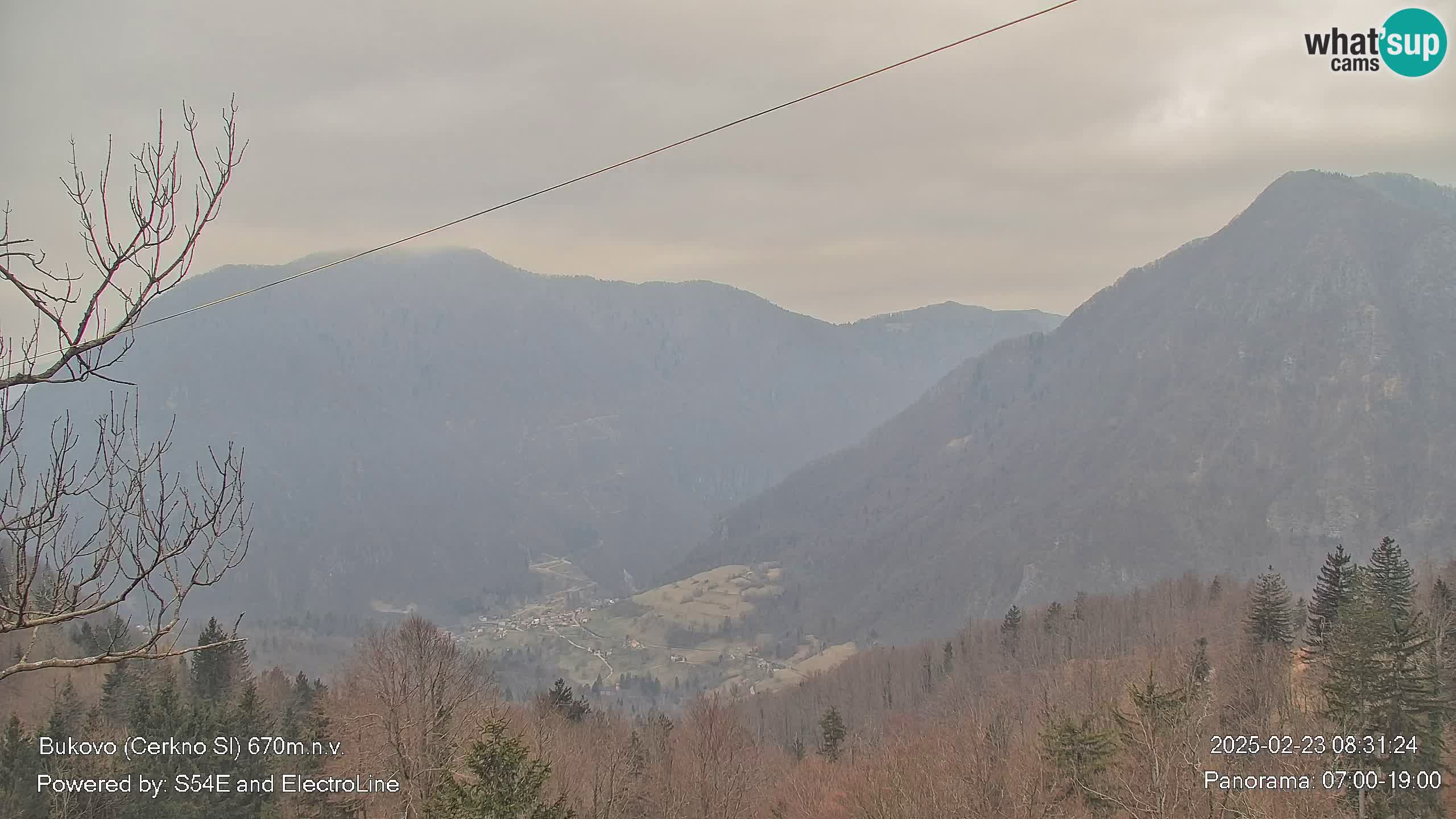 Web kamera Bukovo – Baška grapa | Cerkno | Slovenija