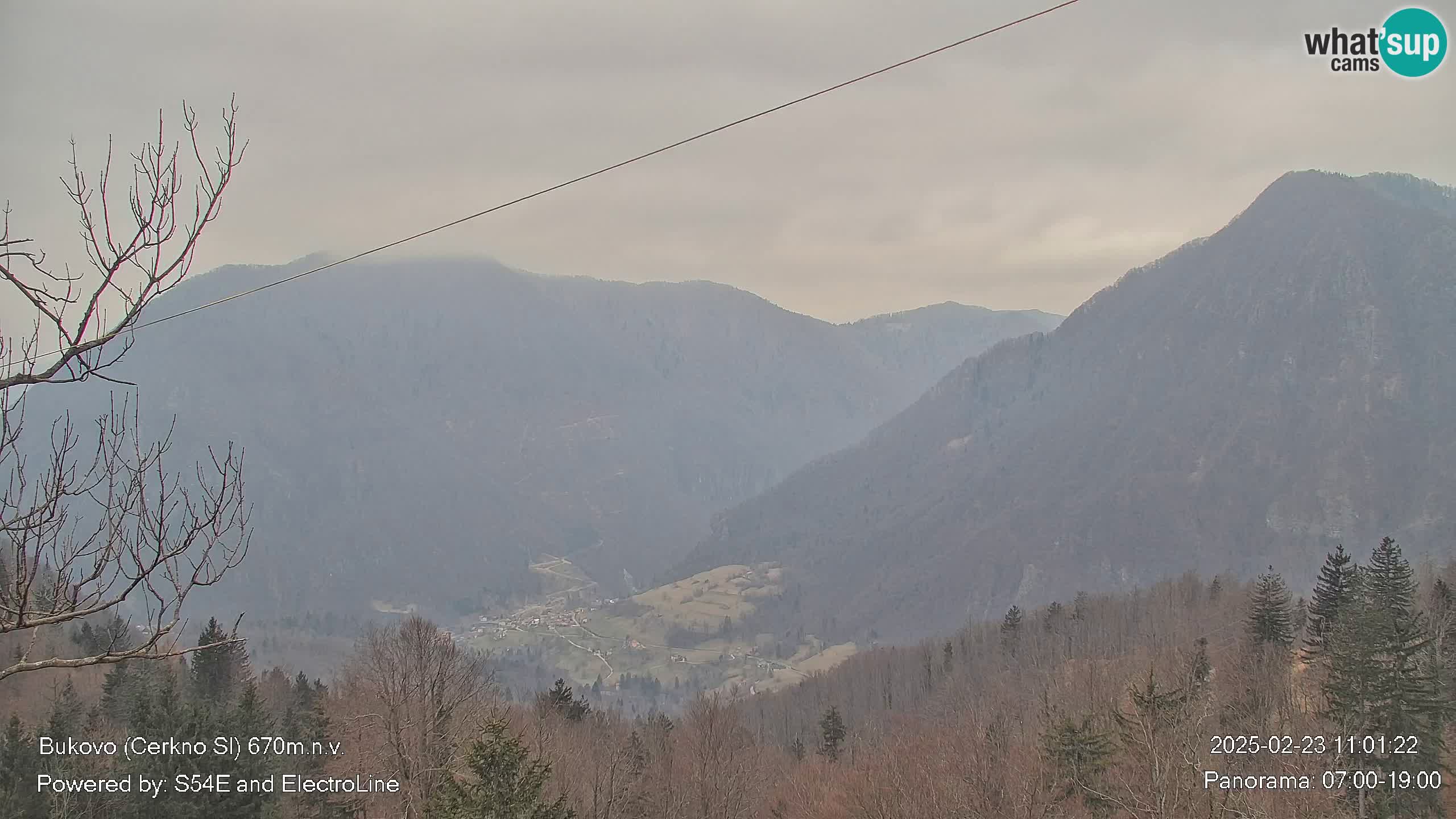 Web kamera Bukovo – Baška grapa | Cerkno | Slovenija