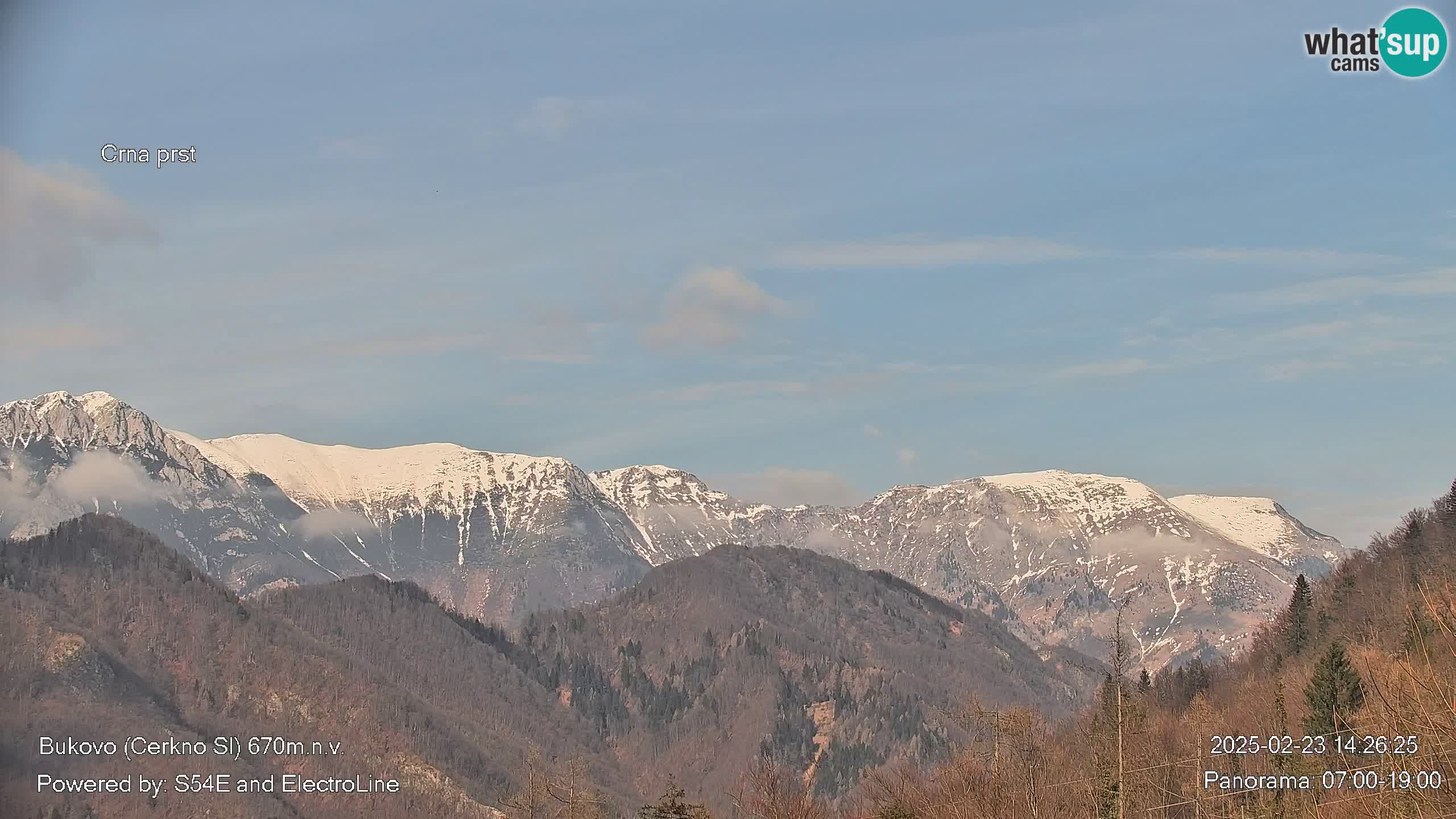 Webcam Bukovo – Baška grapa | Cerkno | Slovénie