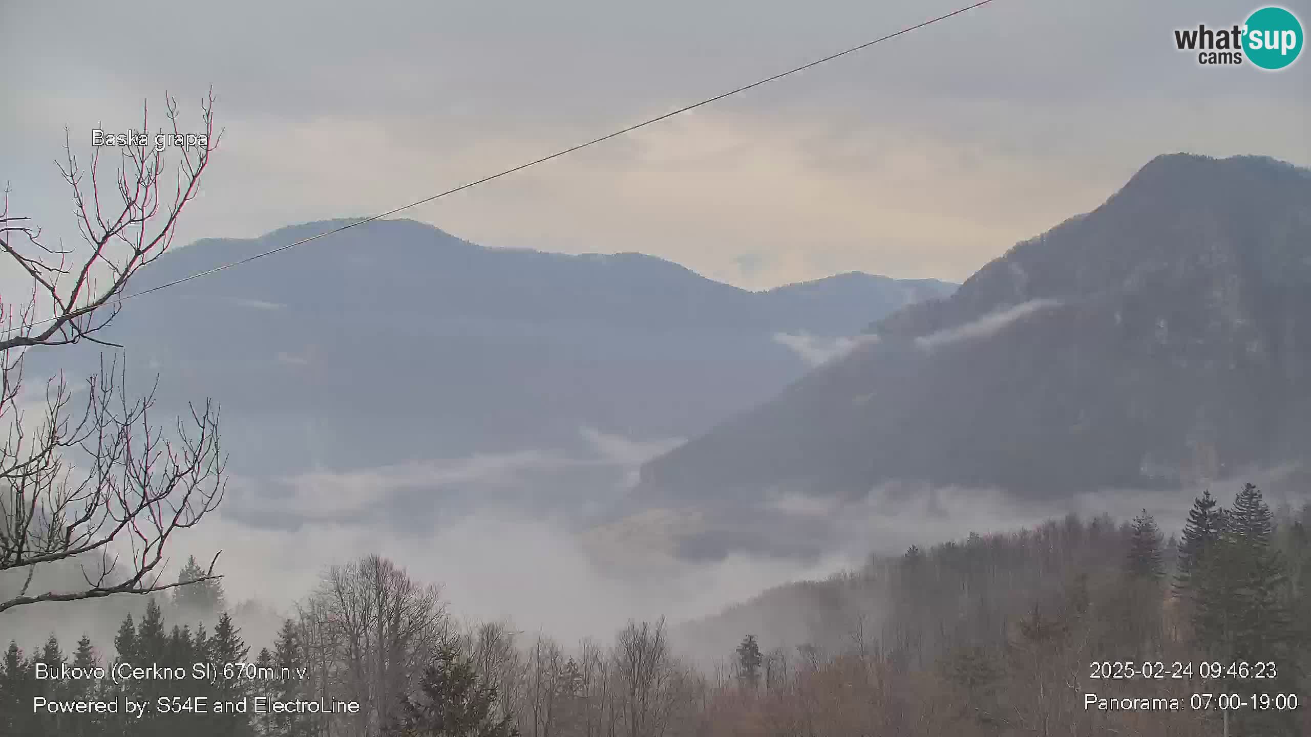 Webcam Bukovo – Baška grapa | Cerkno | Slovénie