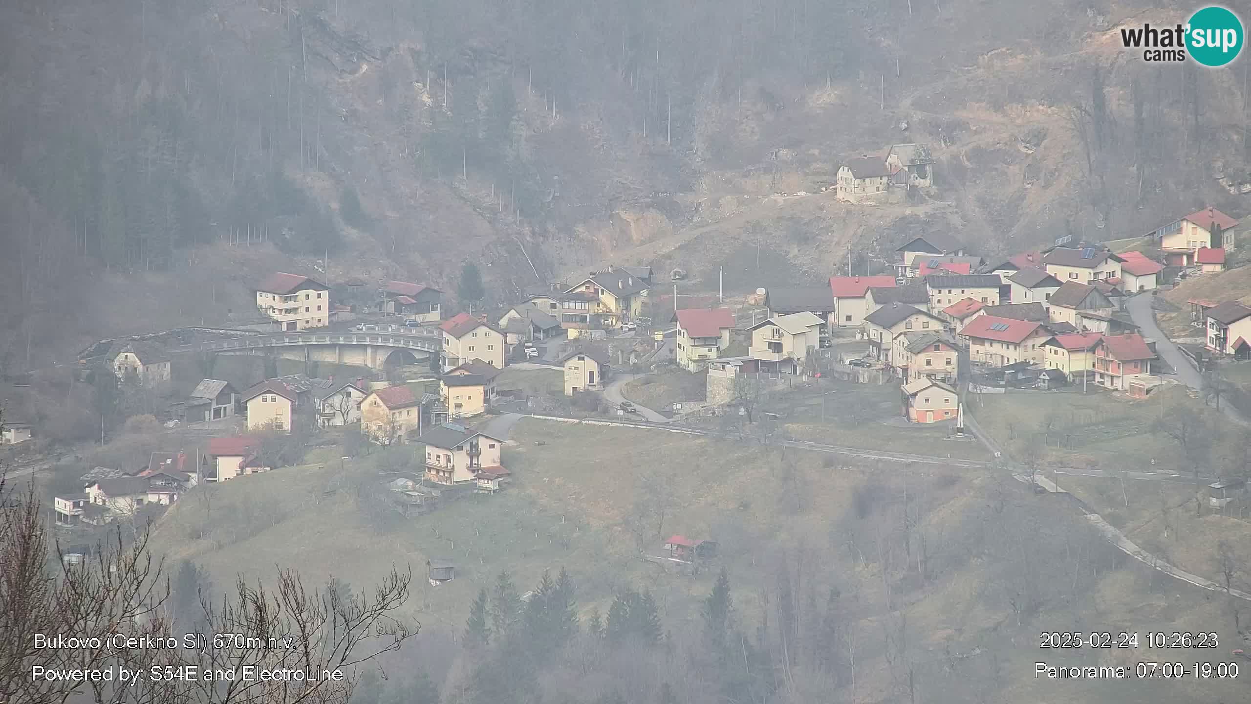 Web kamera Bukovo – Baška grapa | Cerkno | Slovenija