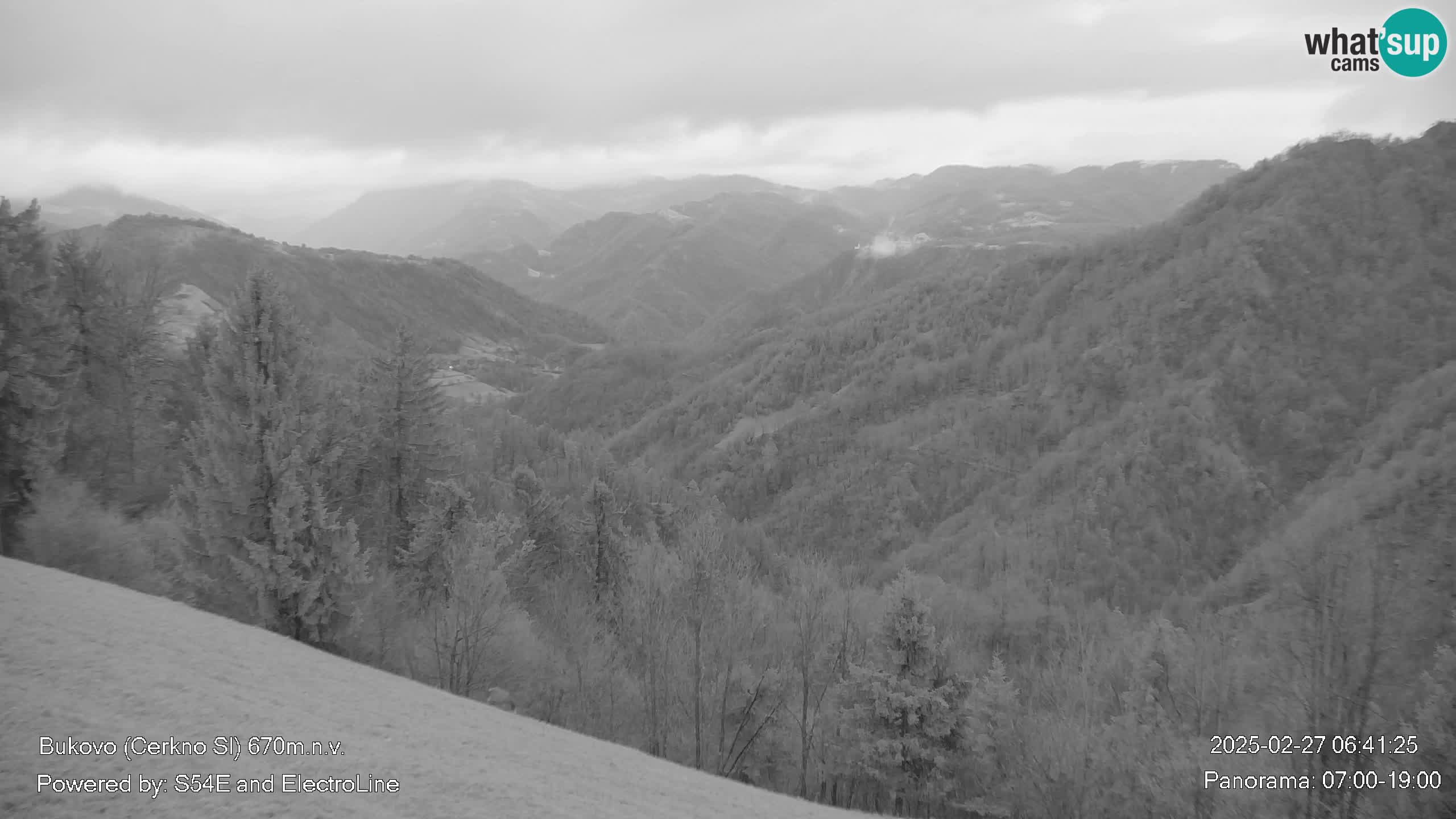 Web kamera Bukovo – Baška grapa | Cerkno | Slovenija