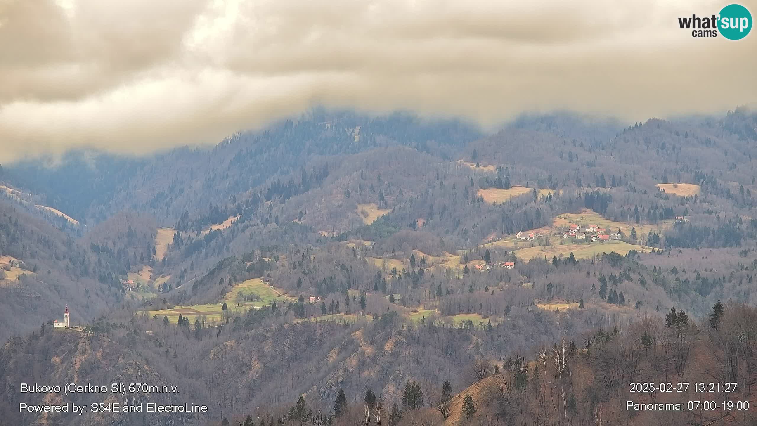 Web kamera Bukovo – Baška grapa | Cerkno | Slovenija