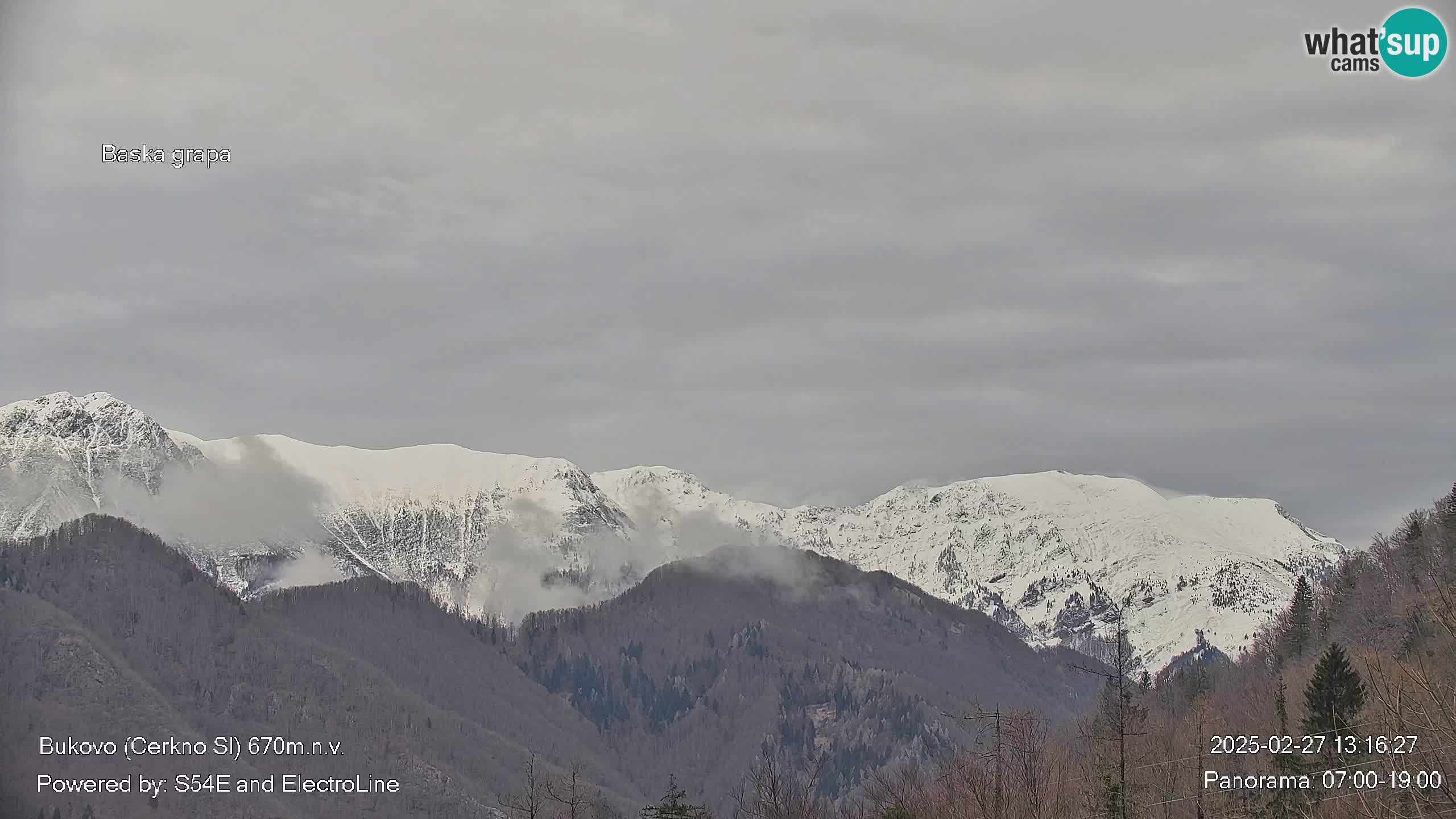 Webcam Bukovo – Baška grapa | Cerkno | Slovenia