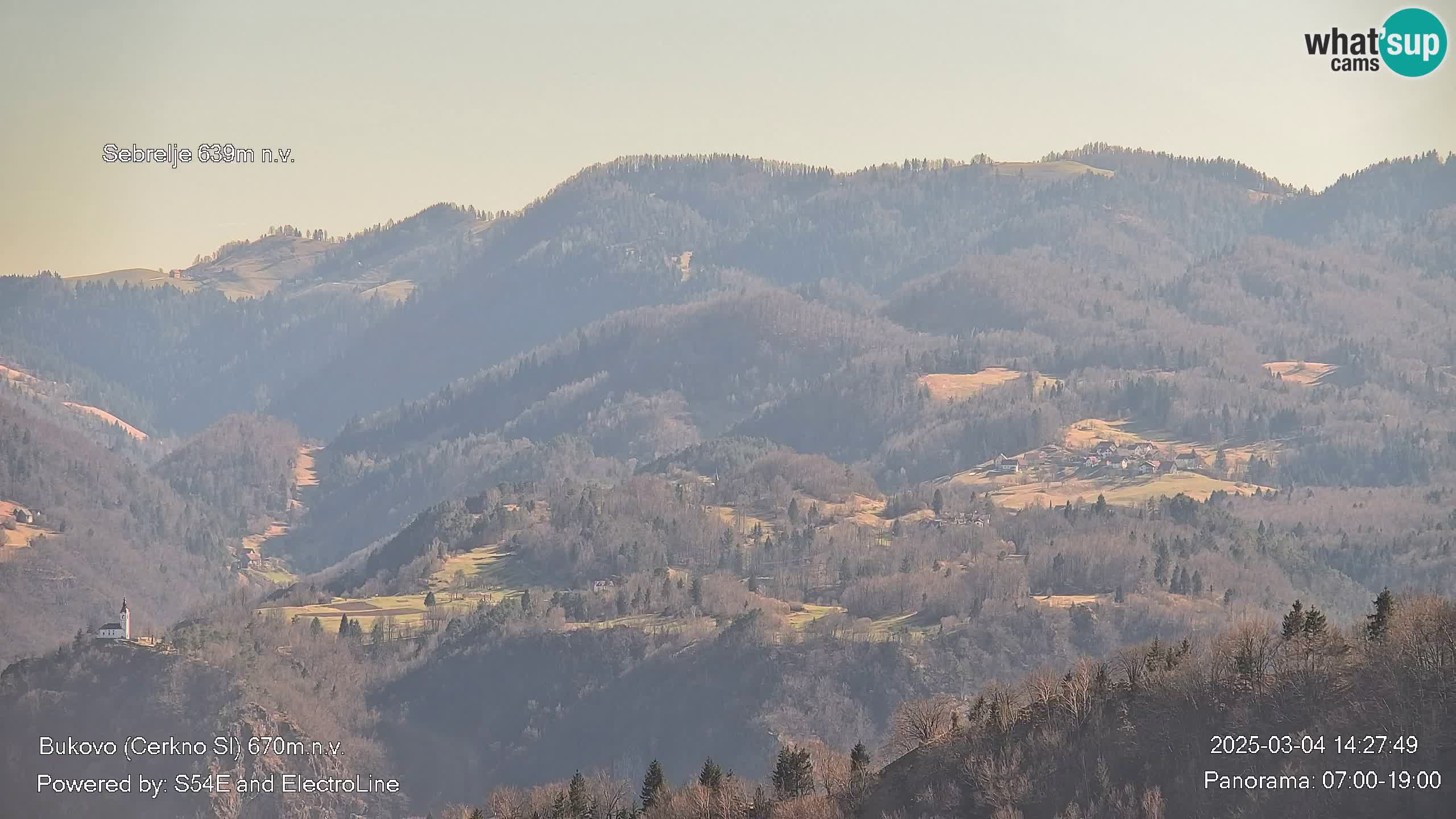 Web kamera Bukovo – Baška grapa | Cerkno | Slovenija