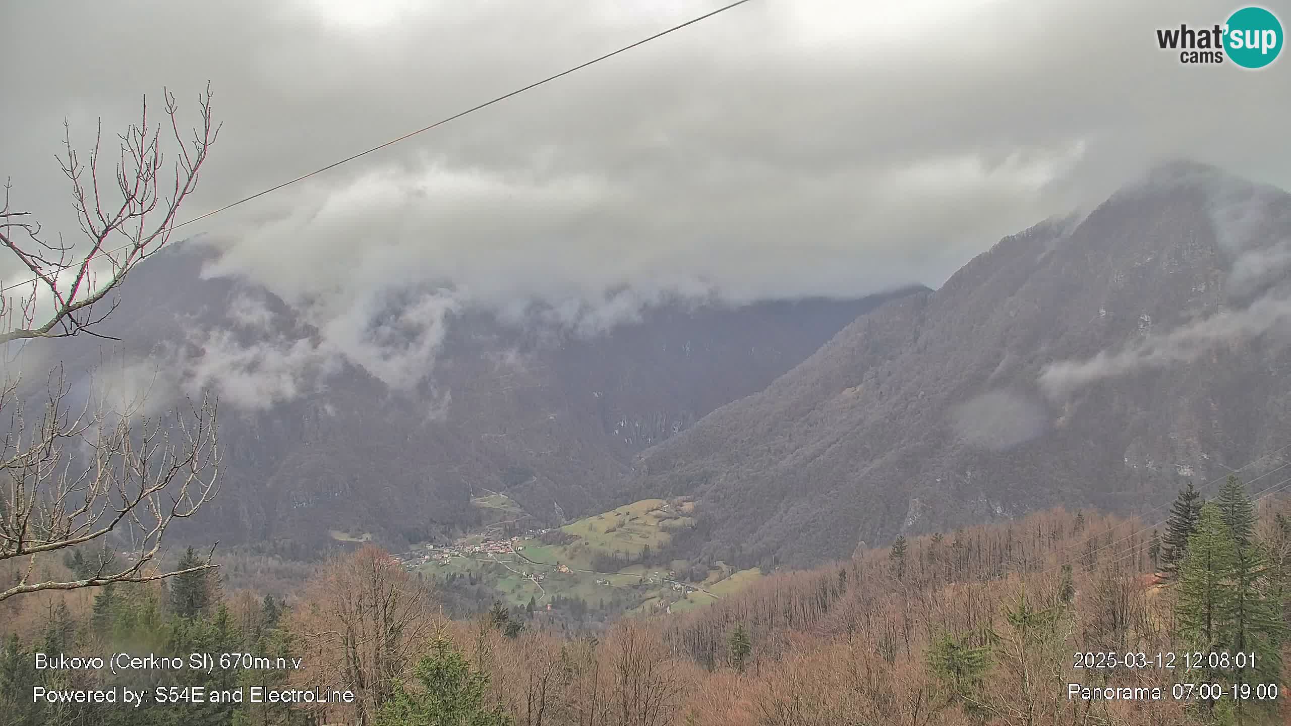 Webcam Bukovo – Baška grapa | Cerkno | Slovenia