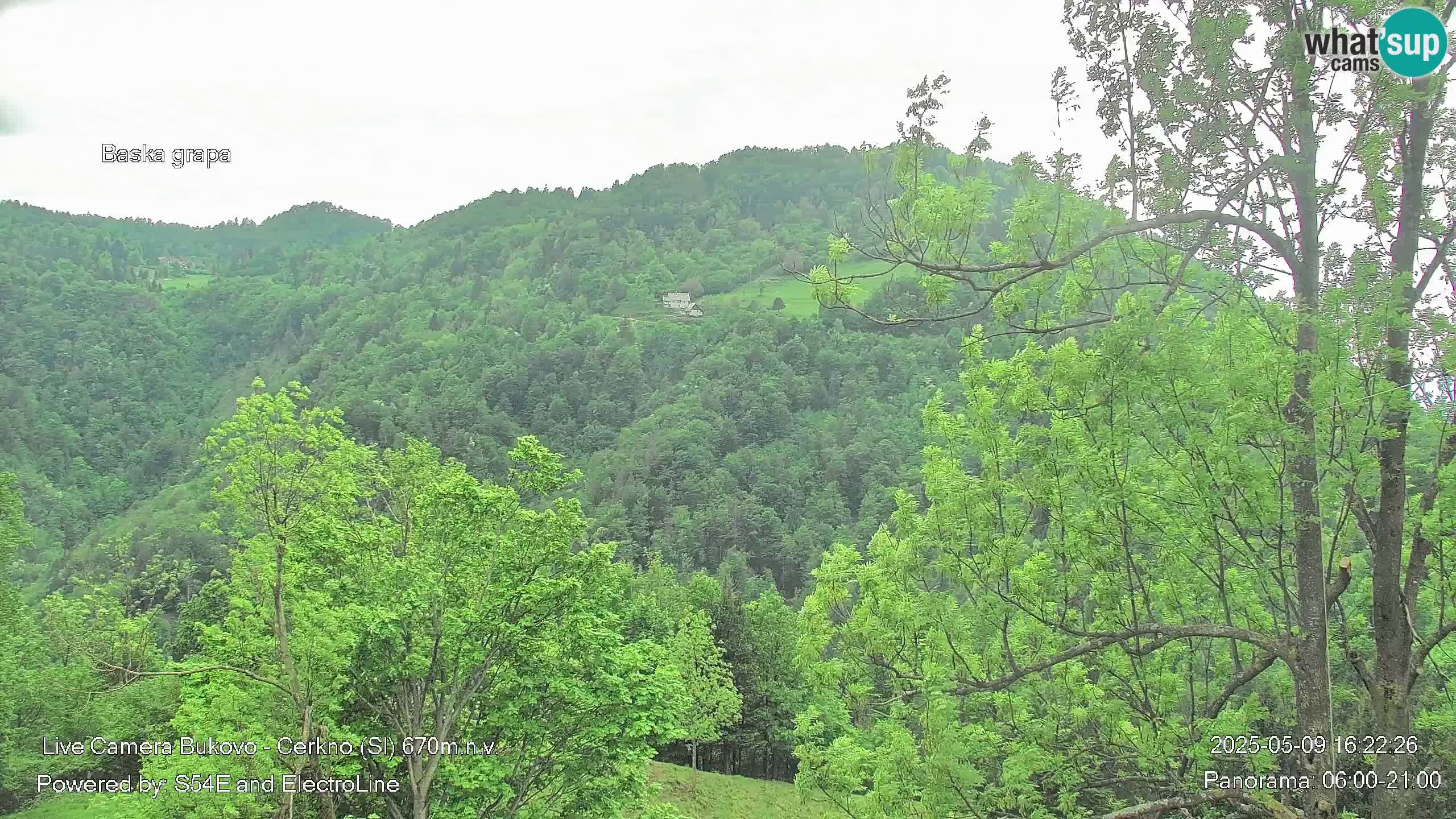 Webcam Bukovo – Baška grapa | Cerkno | Slovenia