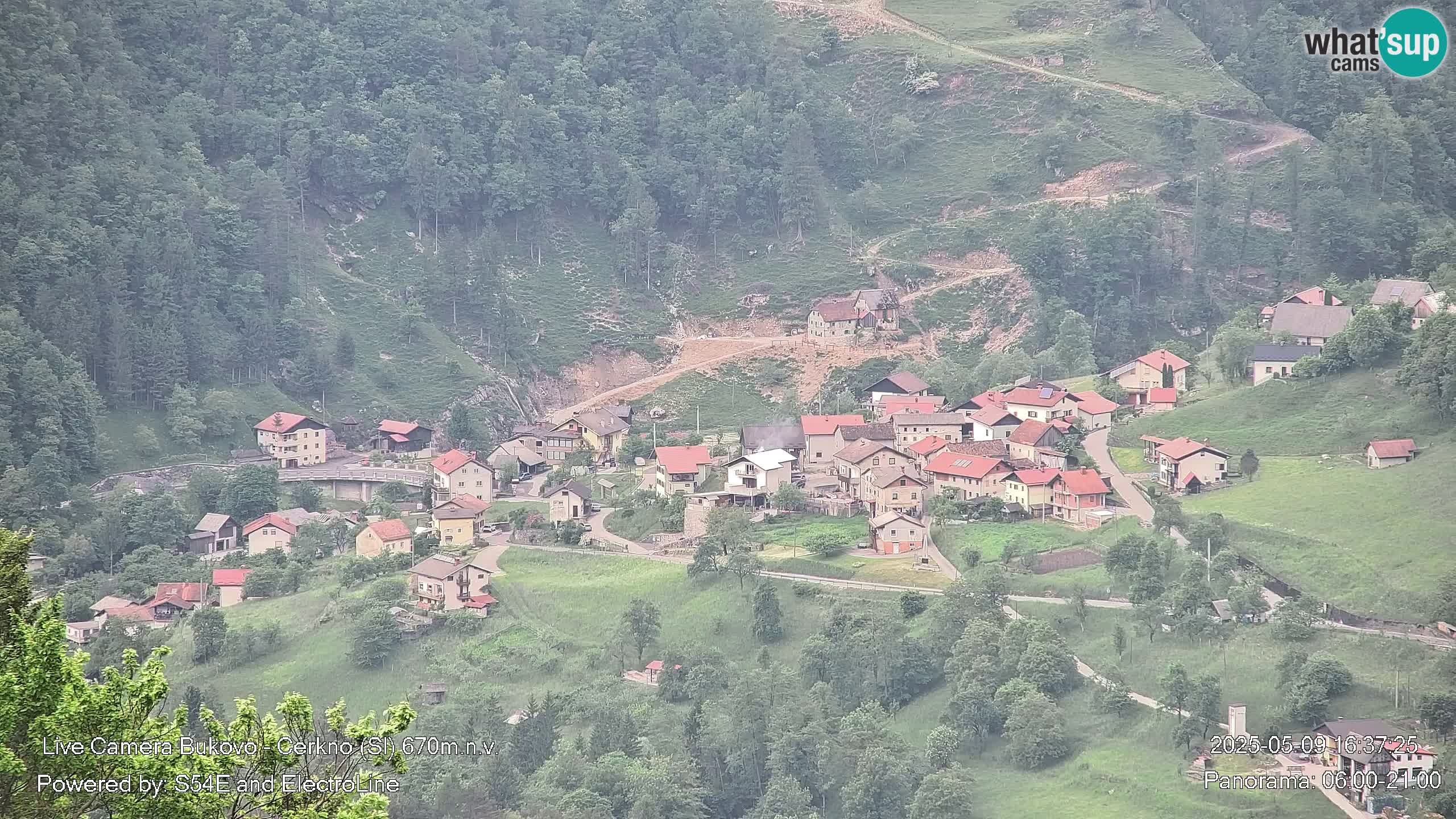 Webcam Bukovo – Baška grapa | Cerkno | Slovenia
