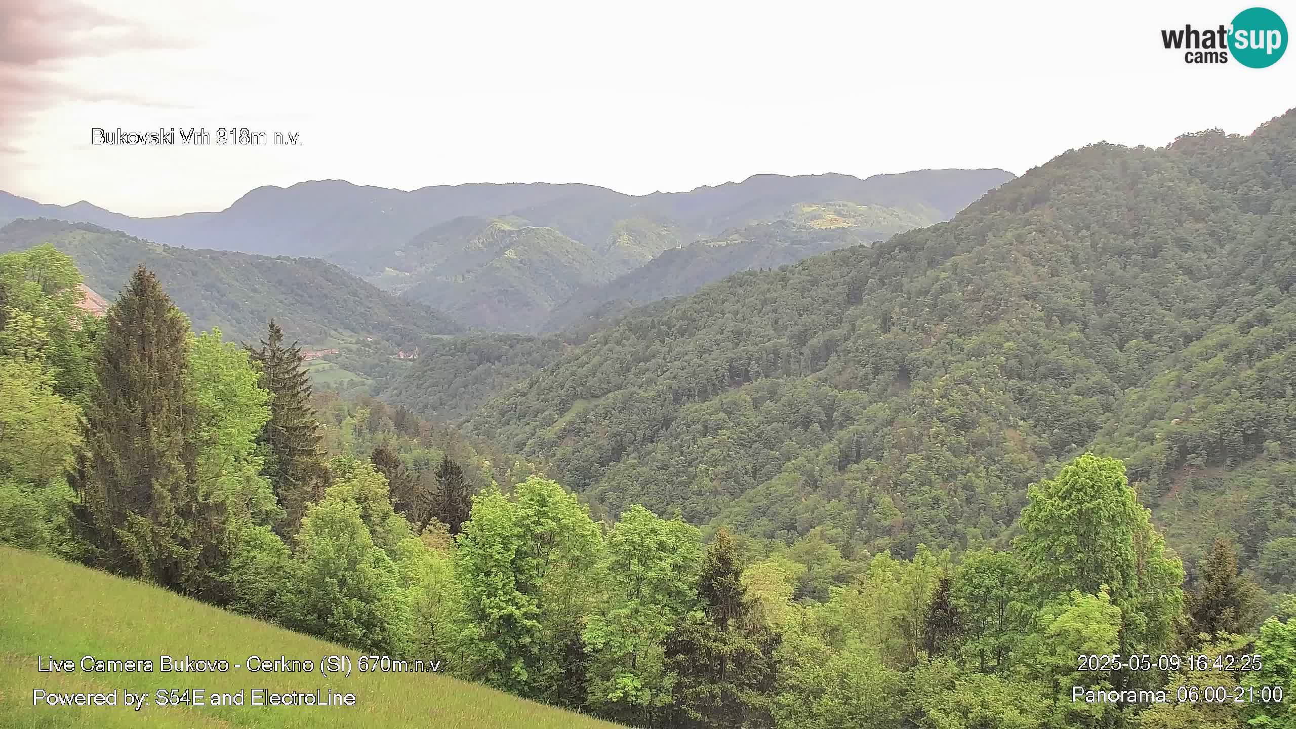 Web kamera Bukovo – Baška grapa | Cerkno | Slovenija