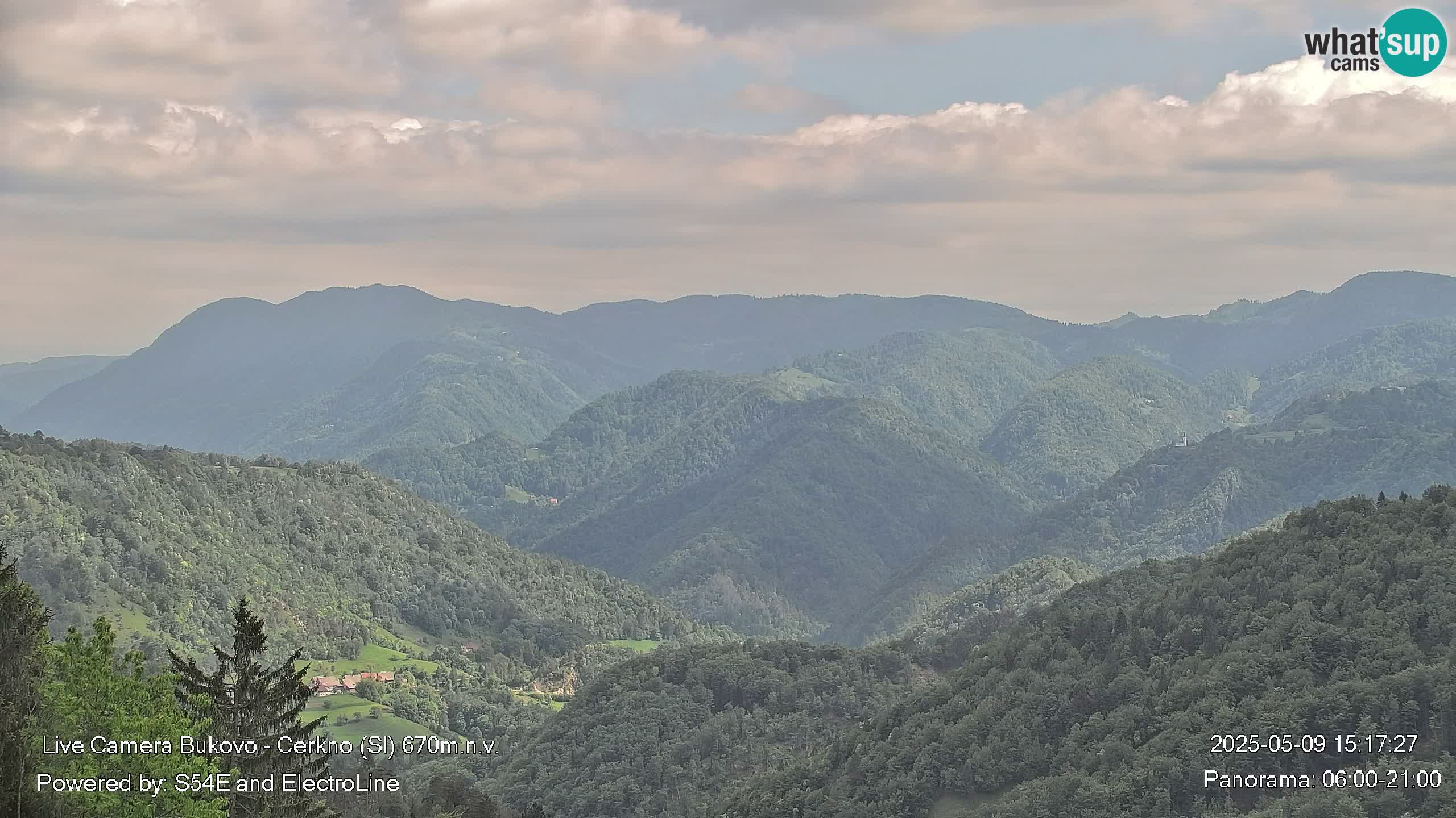 Web kamera Bukovo – Baška grapa | Cerkno | Slovenija