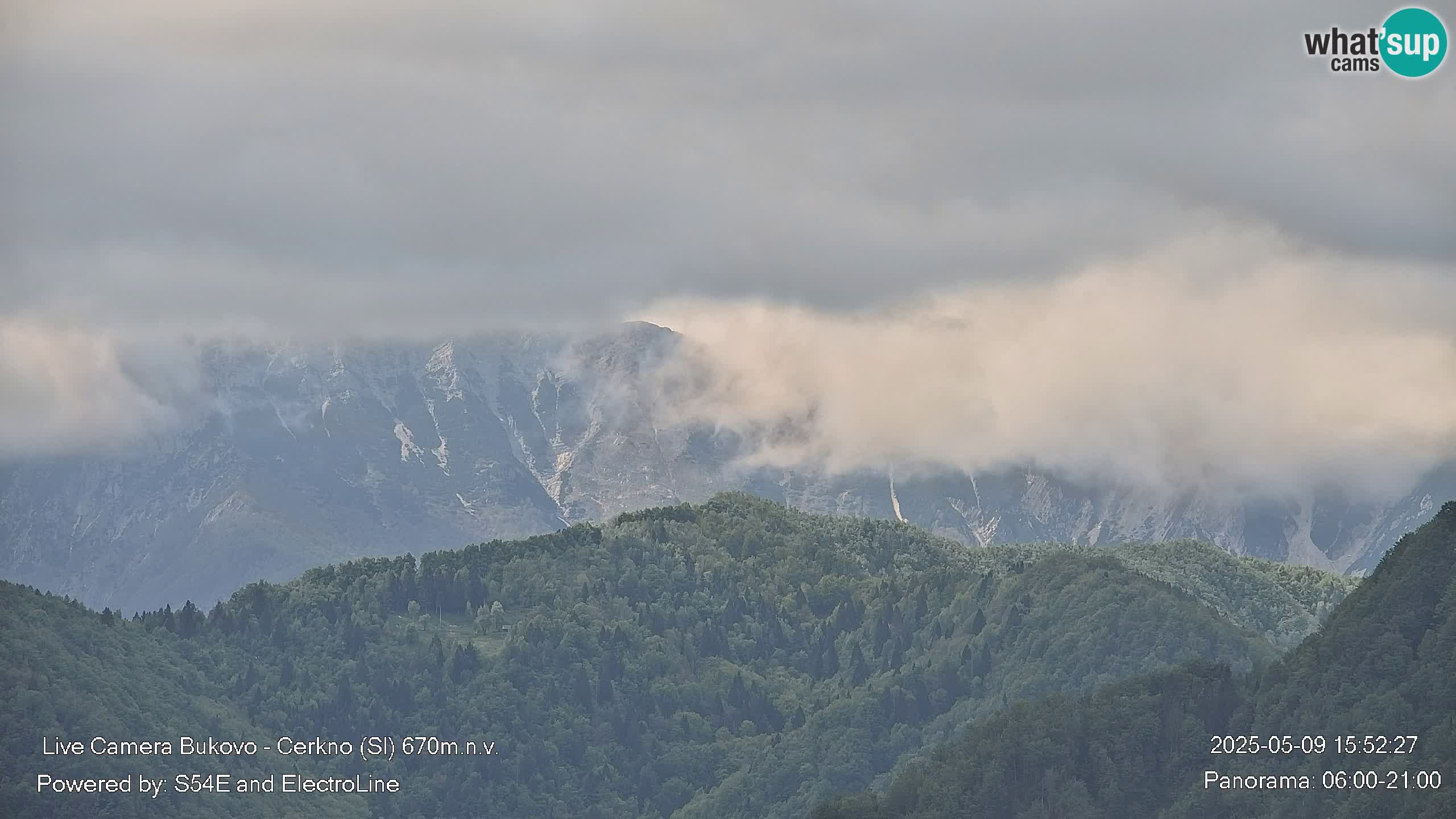 Web kamera Bukovo – Baška grapa | Cerkno | Slovenija