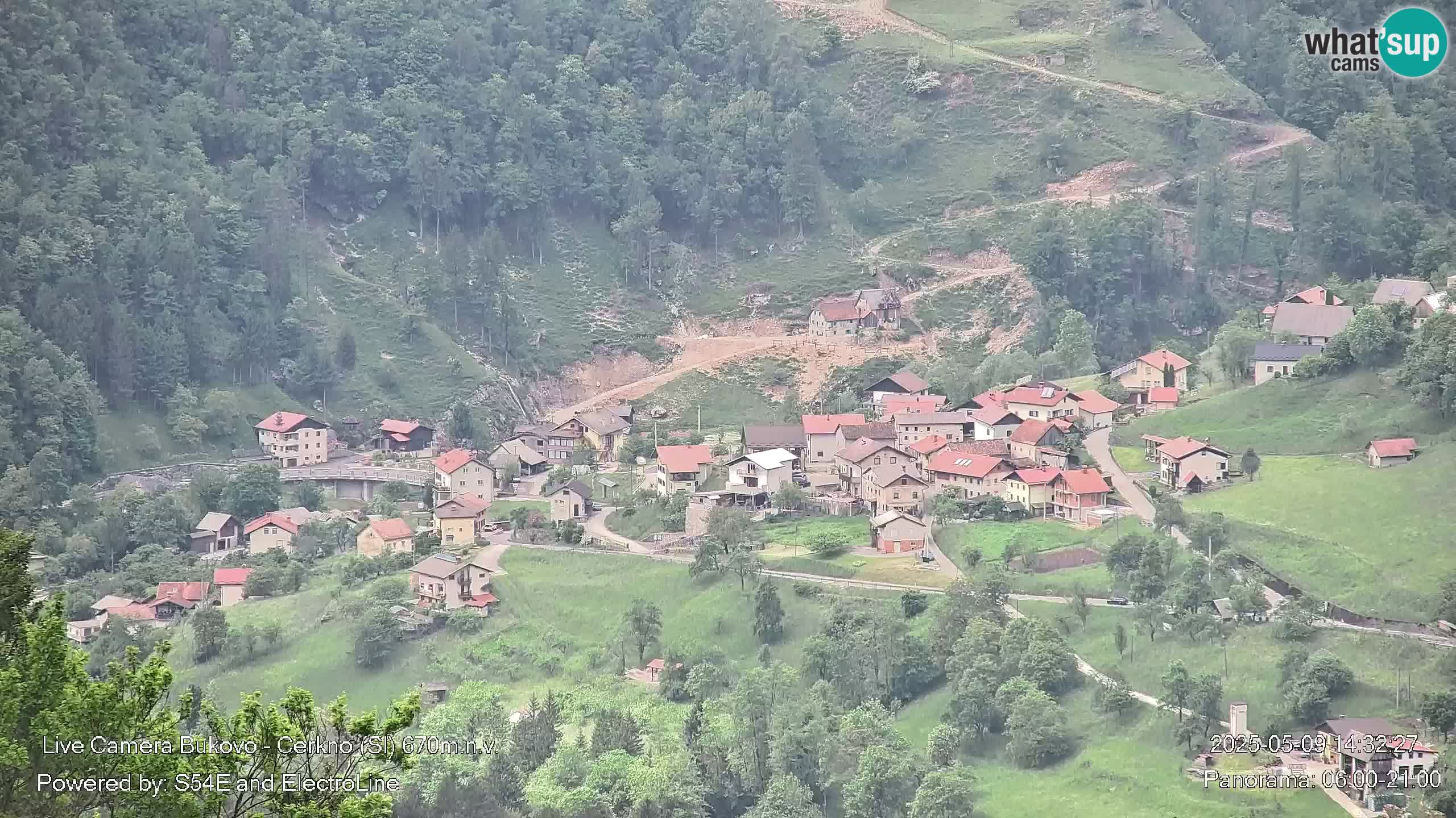 Webcam Bukovo – Baška grapa | Cerkno | Slovenia