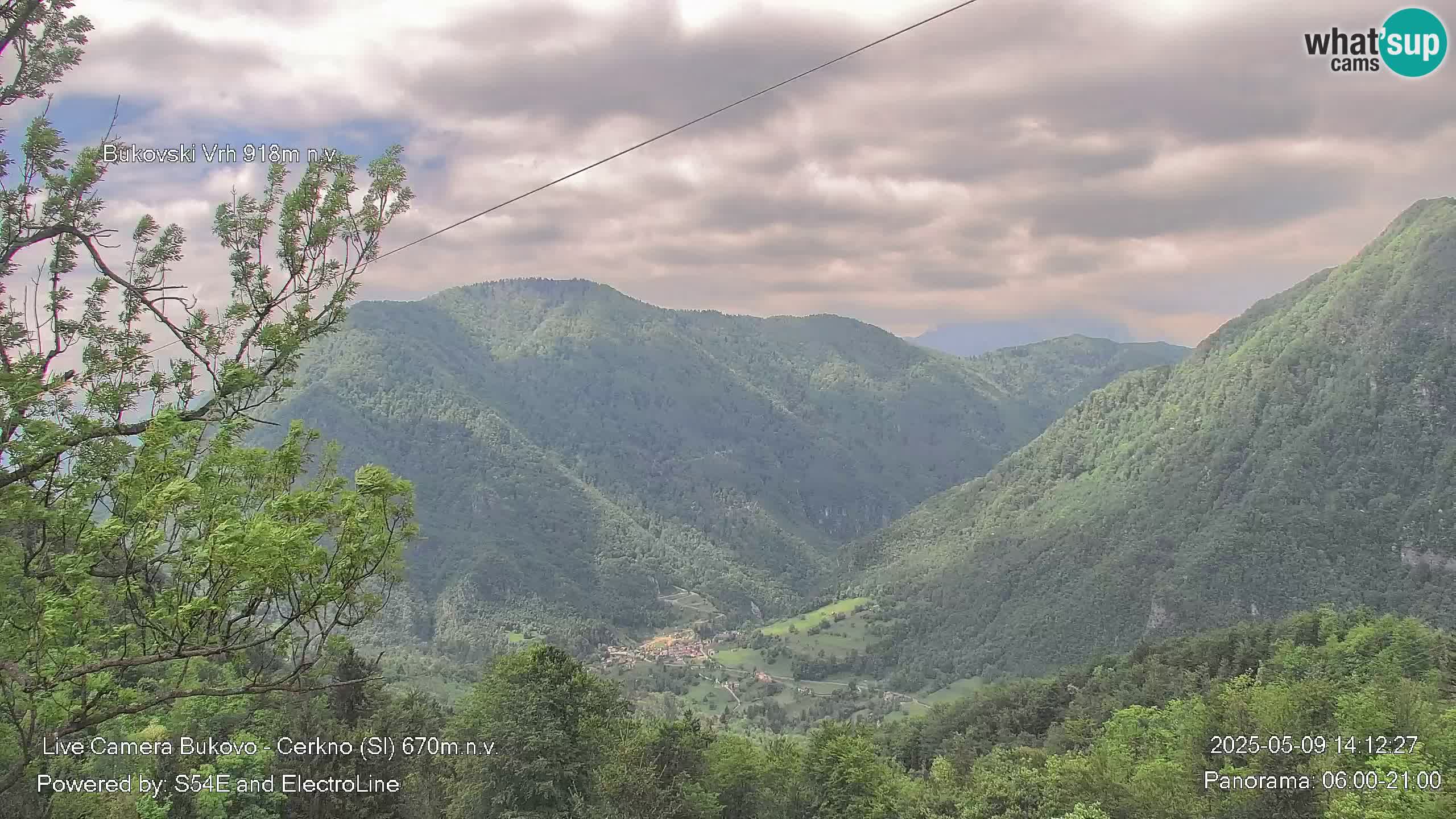 Webcam Bukovo – Baška grapa | Cerkno | Slovenia