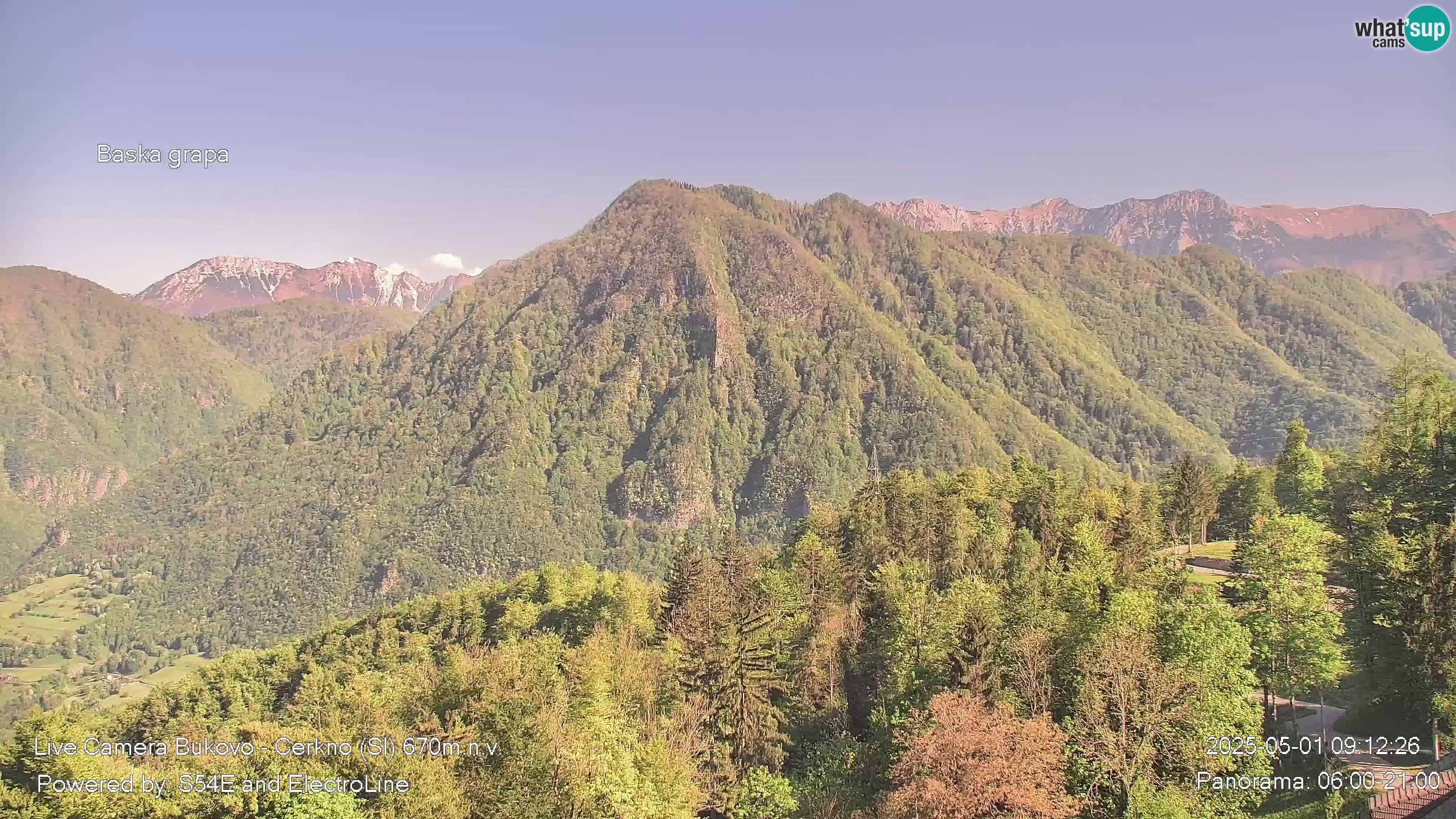 Webcam Bukovo – Baška grapa | Cerkno | Slovénie