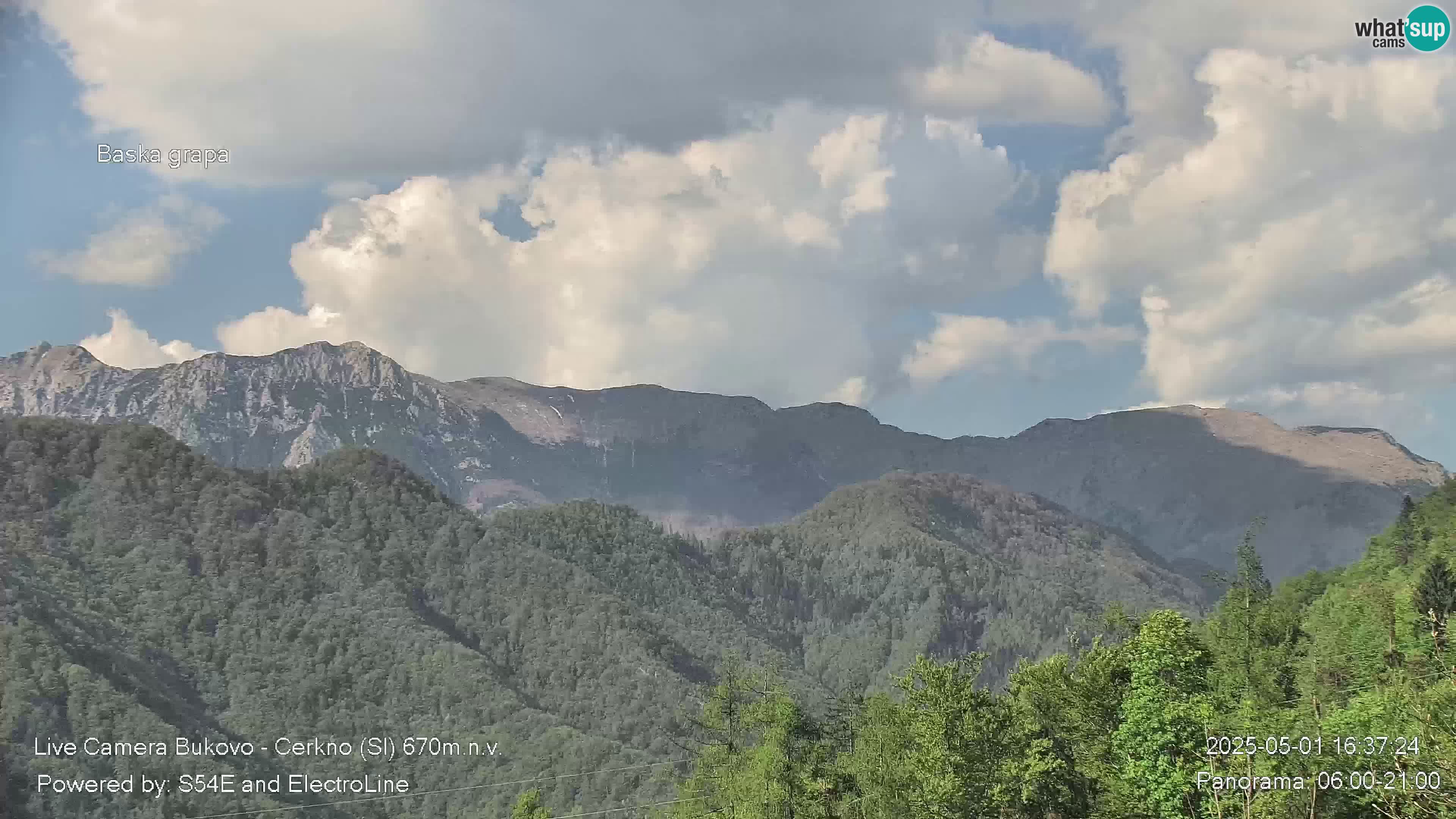 Bukovo Webcam – Baška grapa | Cerkno | Slowenien