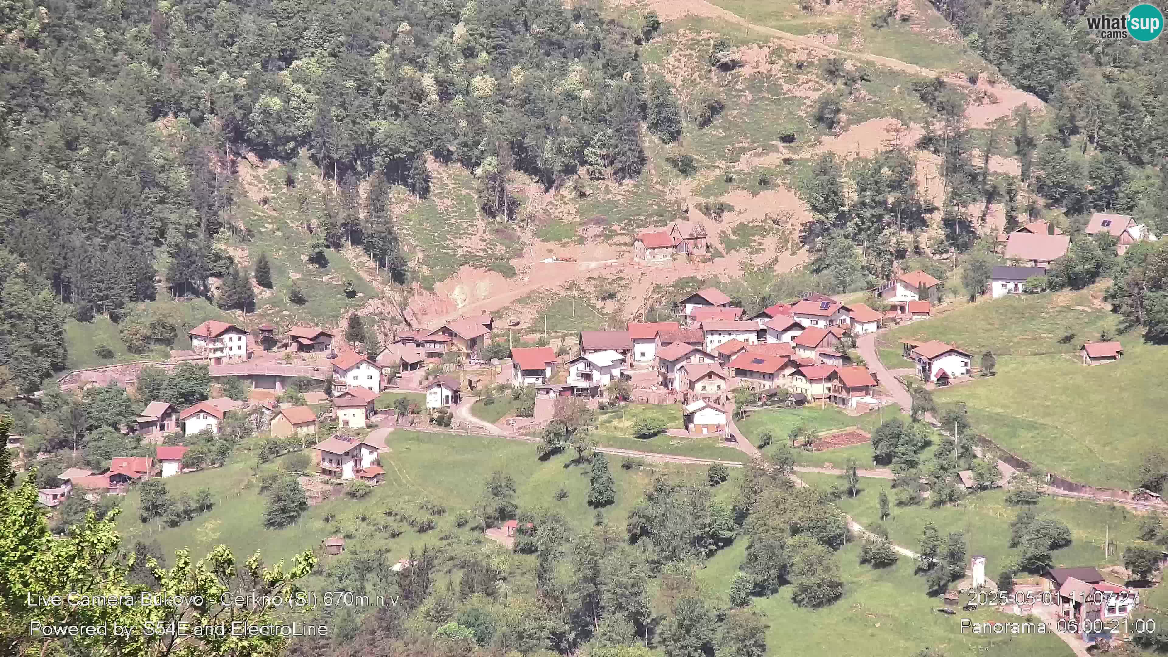 Webcam Bukovo – Baška grapa | Cerkno | Slovenia