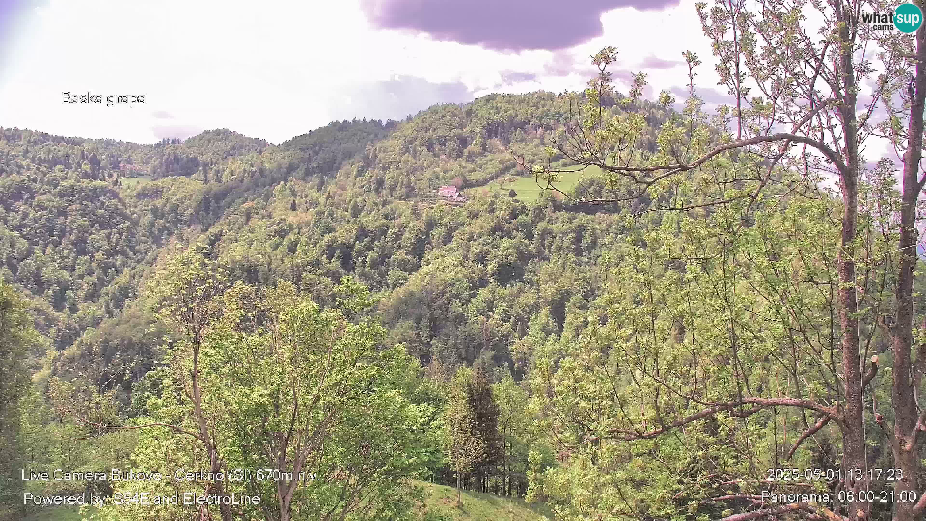 Bukovo Webcam – Baška grapa | Cerkno | Slowenien