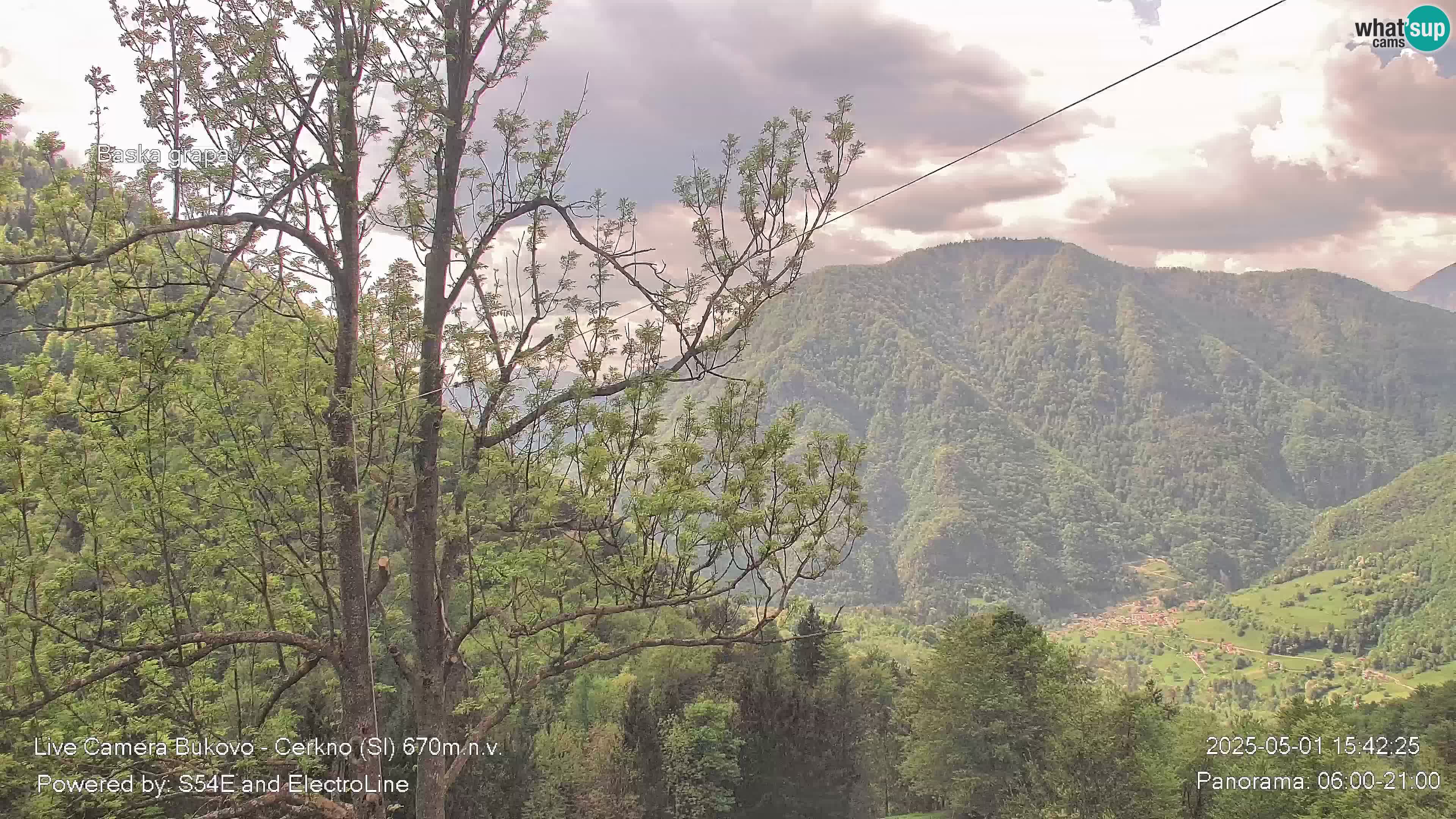 Webcam en vivo Bukovo – Baška grapa | Cerkno | Eslovenia