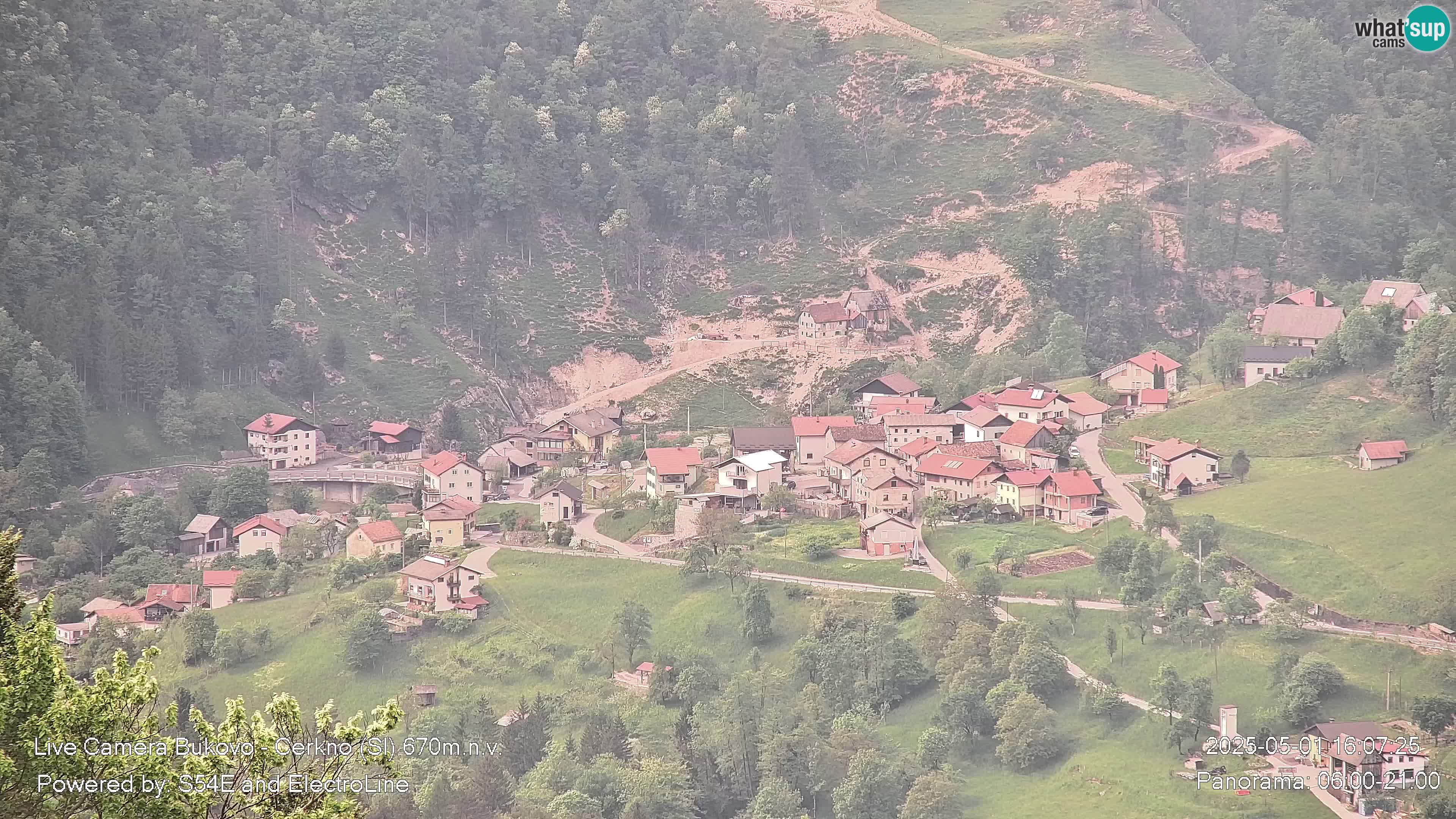 Webcam Bukovo – Baška grapa | Cerkno | Slovenia