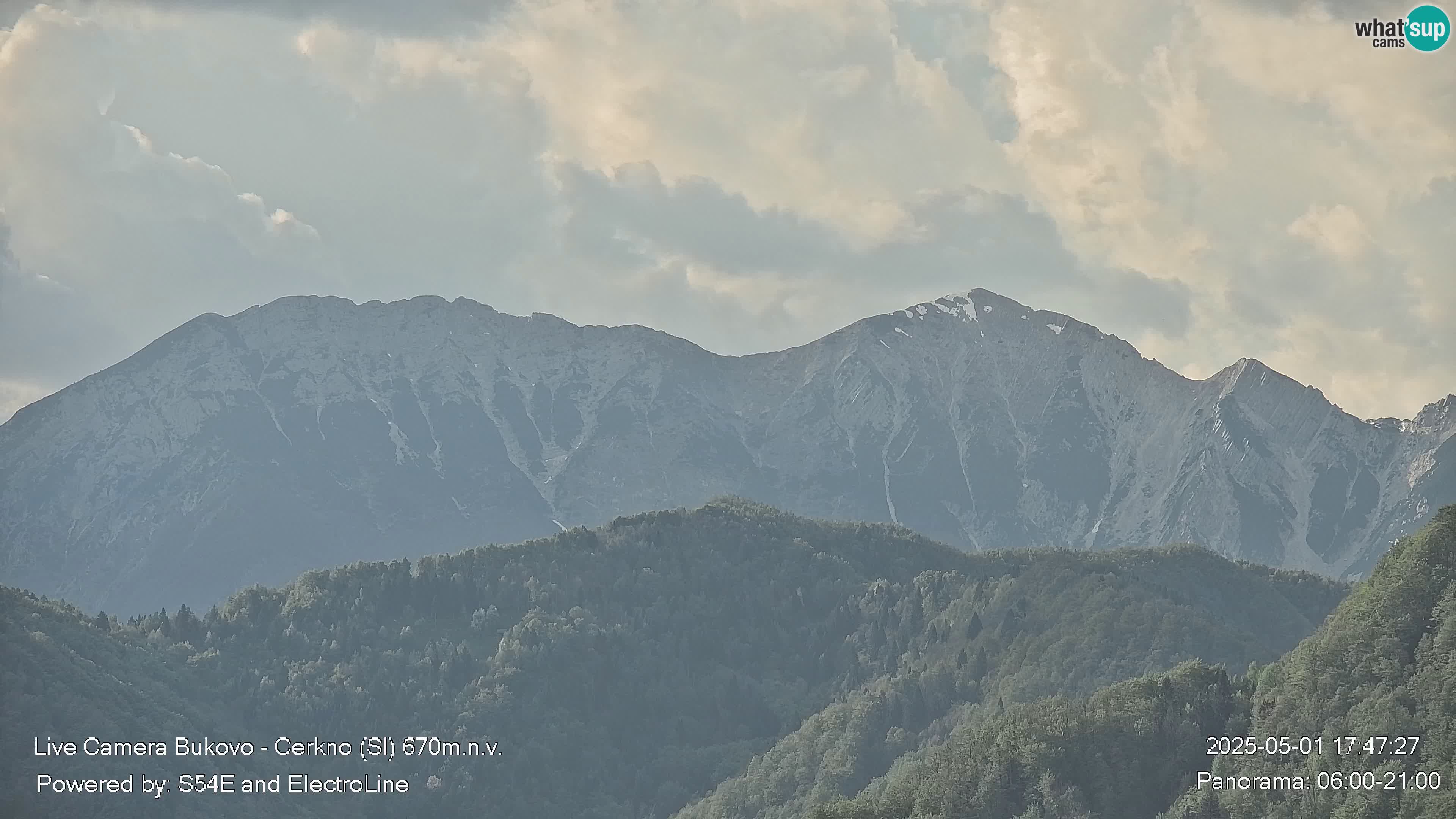 Web kamera Bukovo – Baška grapa | Cerkno | Slovenija