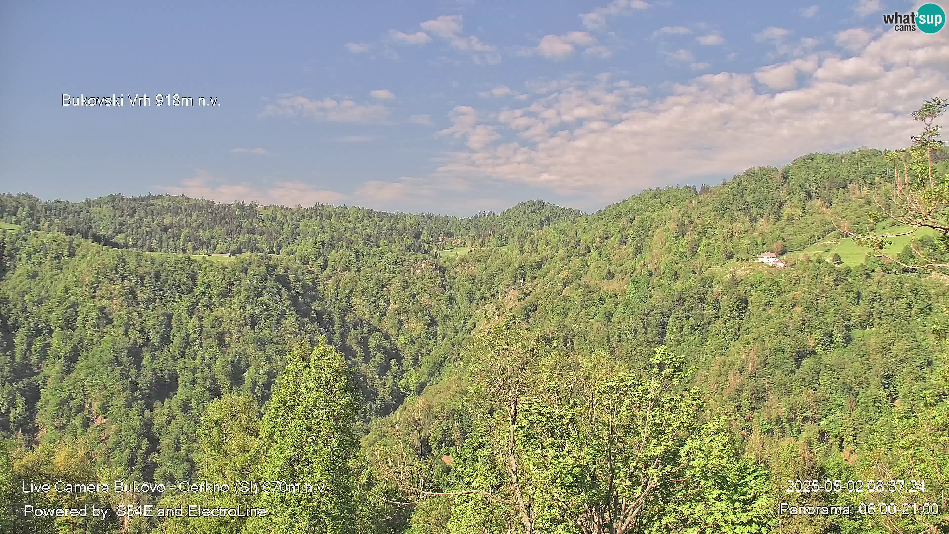 Bukovo Webcam – Baška grapa | Cerkno | Slowenien