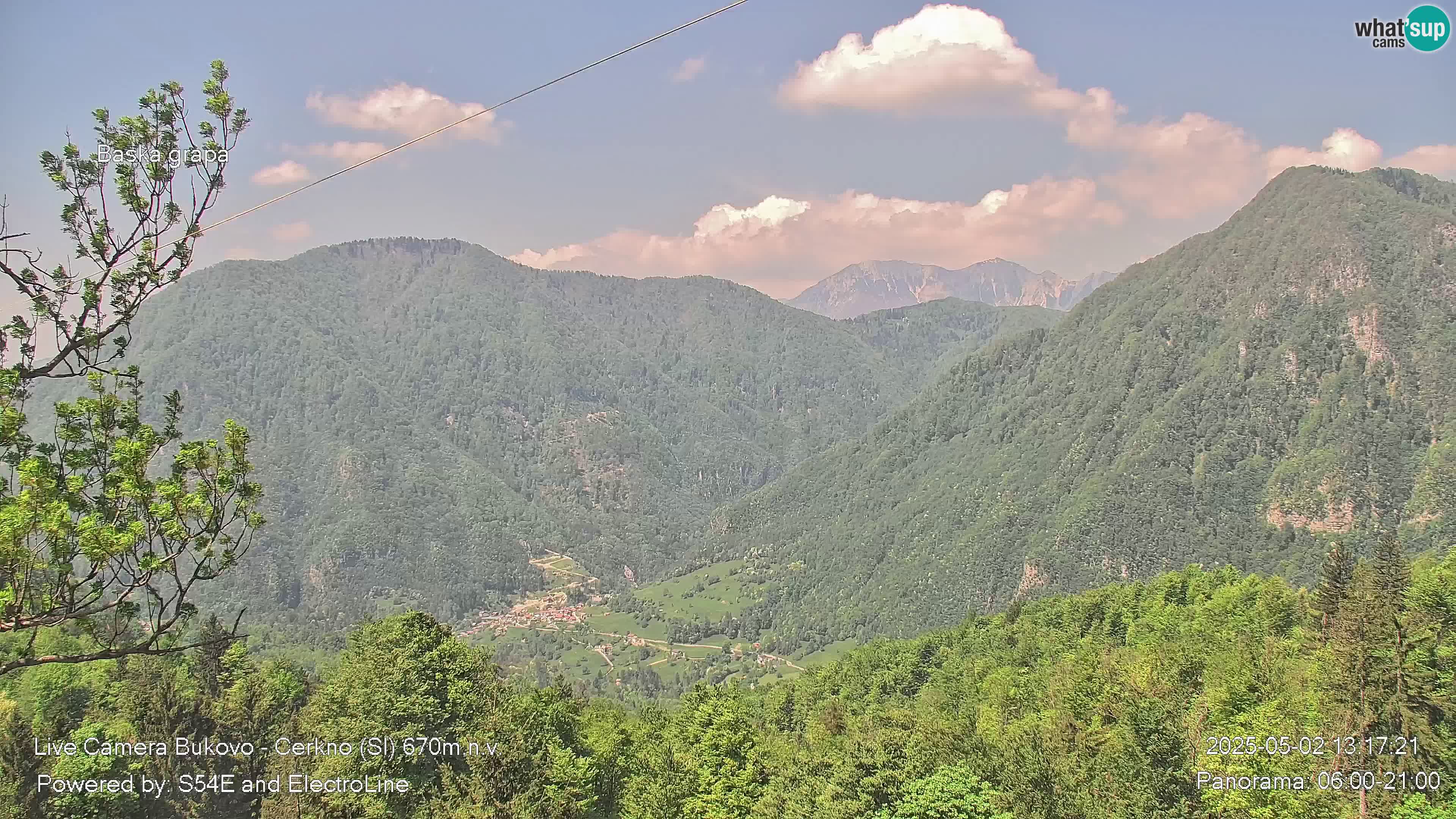 Webcam Bukovo – Baška grapa | Cerkno | Slovenia