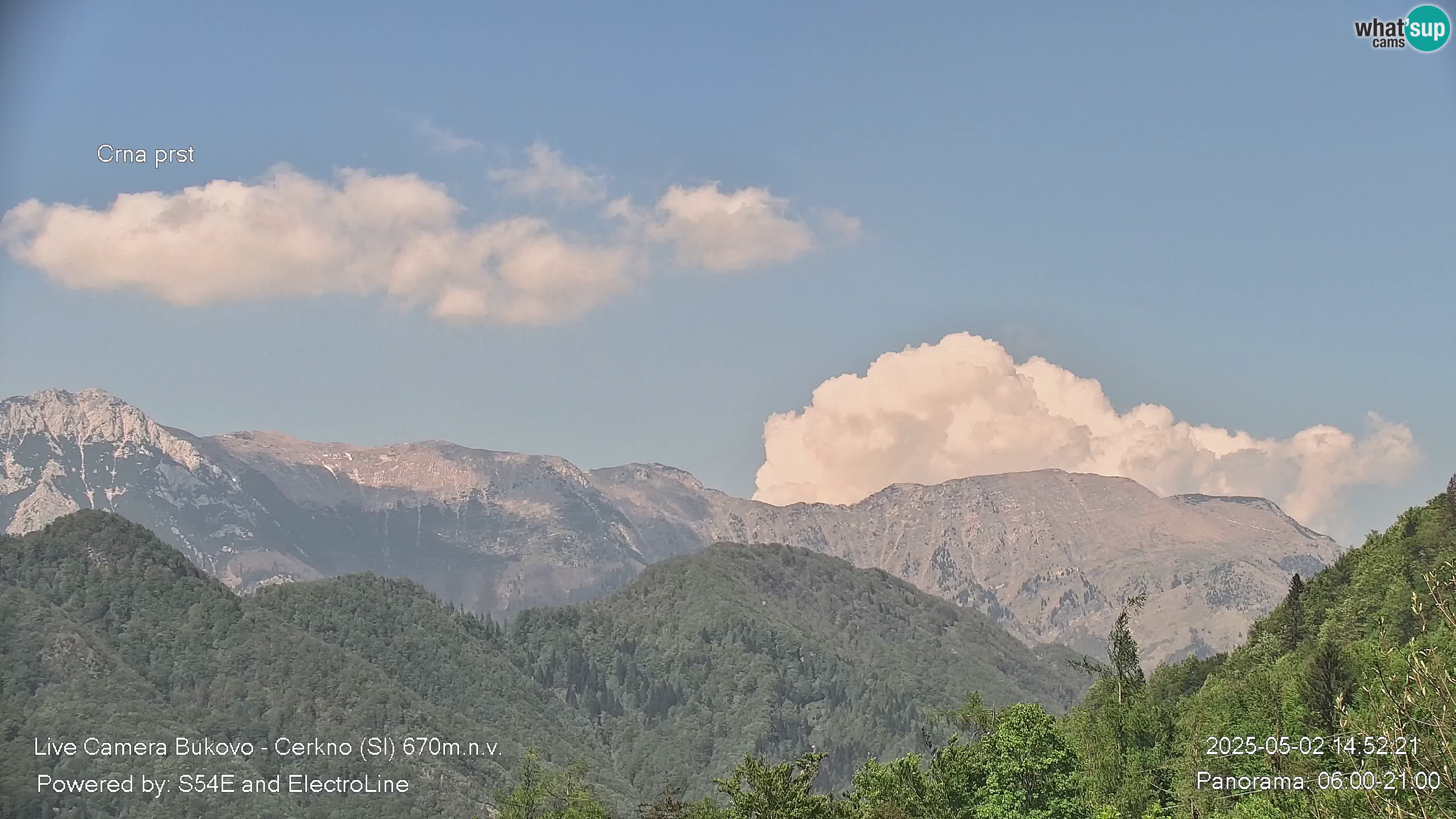 Web kamera Bukovo – Baška grapa | Cerkno | Slovenija