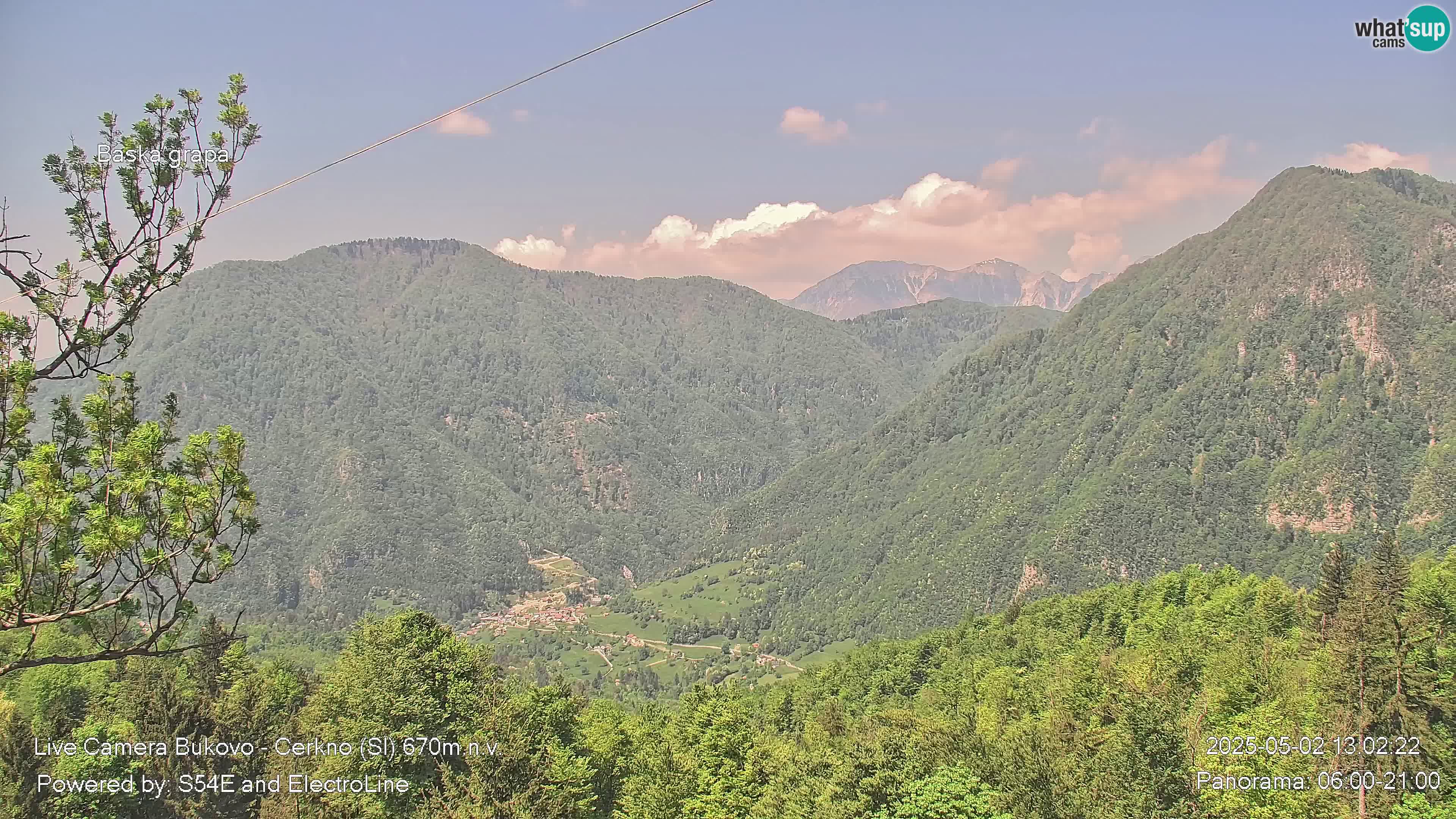 Webcam Bukovo – Baška grapa | Cerkno | Slovenia